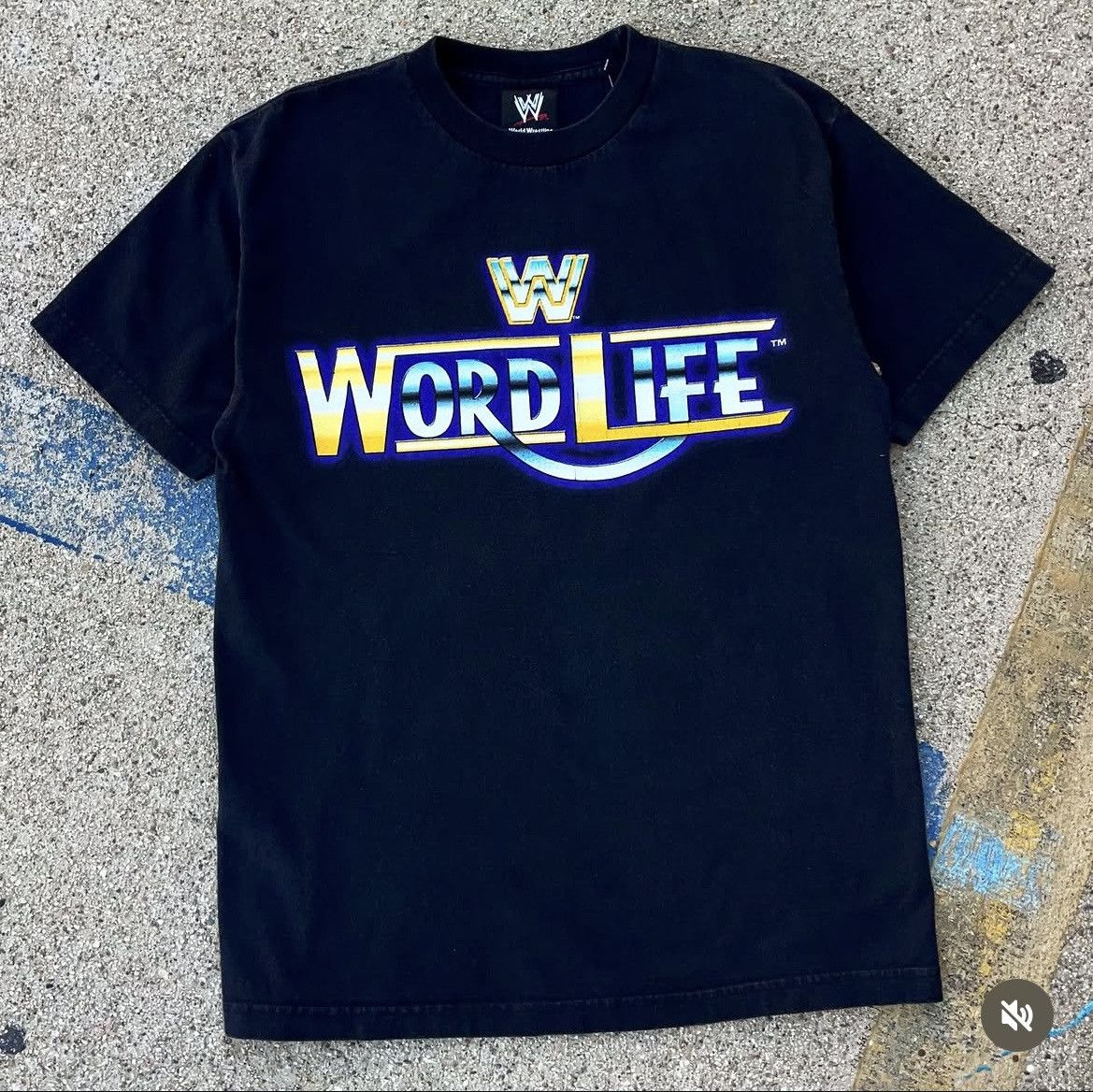 WWE 2002 John Cena Word Life Vintage Wrestling Tee Shirt Medium Size US M / EU 48-50 / 2 - 1 Thumbnail