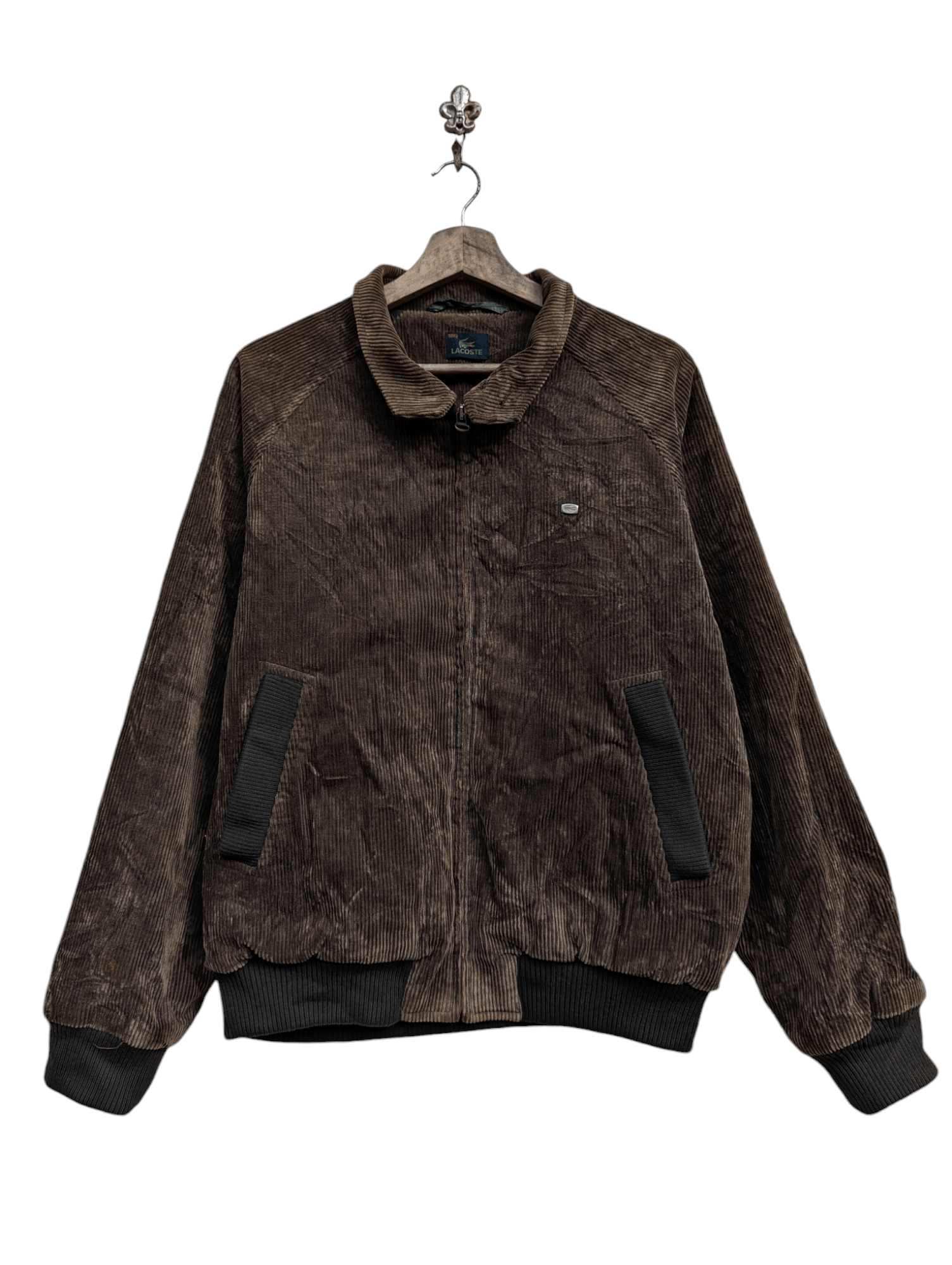 Lacoste LACOSTE CORDUROY FULL ZIPPER JACKET Size US M / EU 48-50 / 2 - 1 Thumbnail