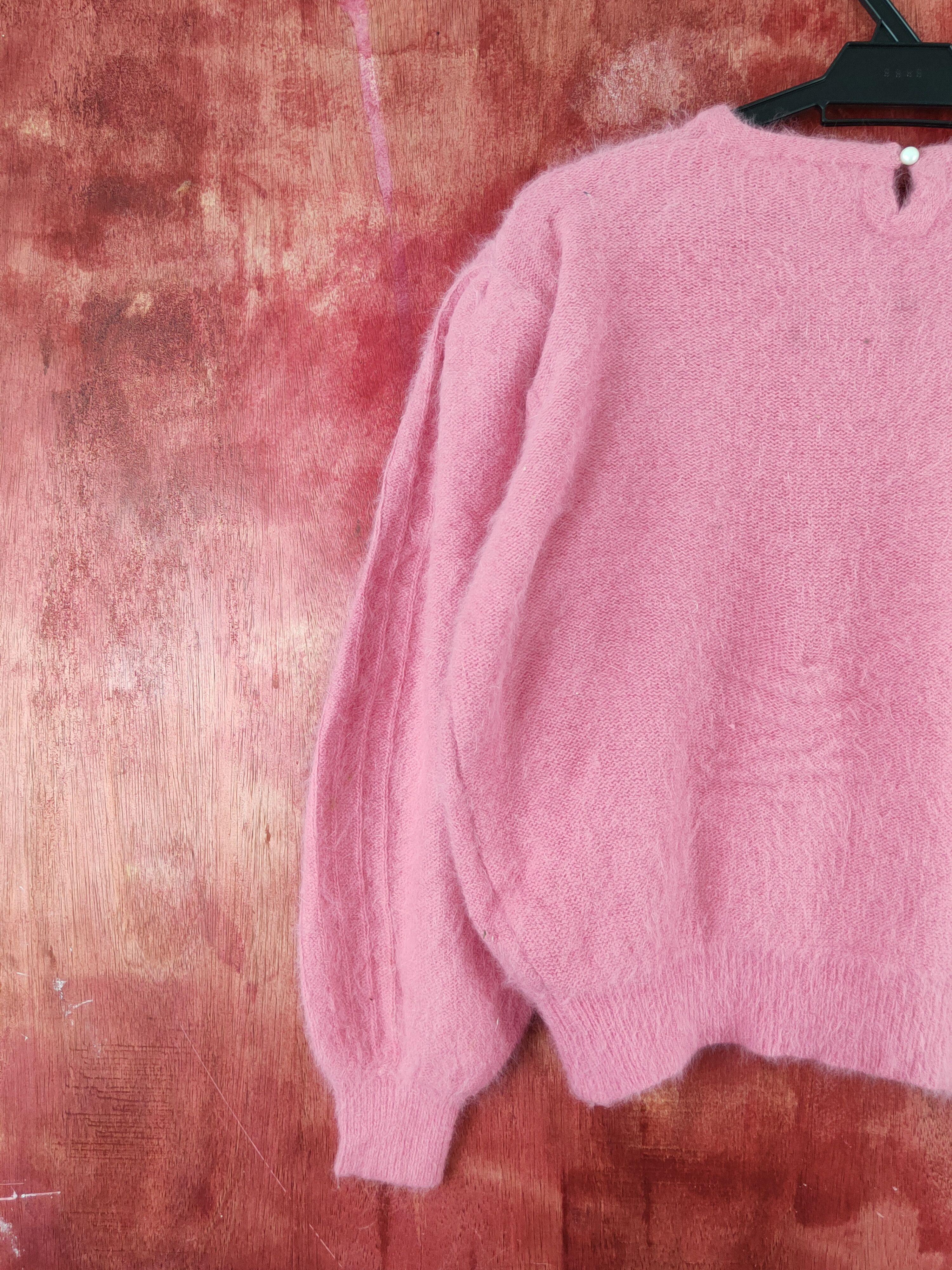 Homespun Knitwear × Japanese Brand Procole Pink Shag Shaggy Fur Mohair Knitwear #S2019 Size M / US 6-8 / IT 42-44 - 9 Thumbnail