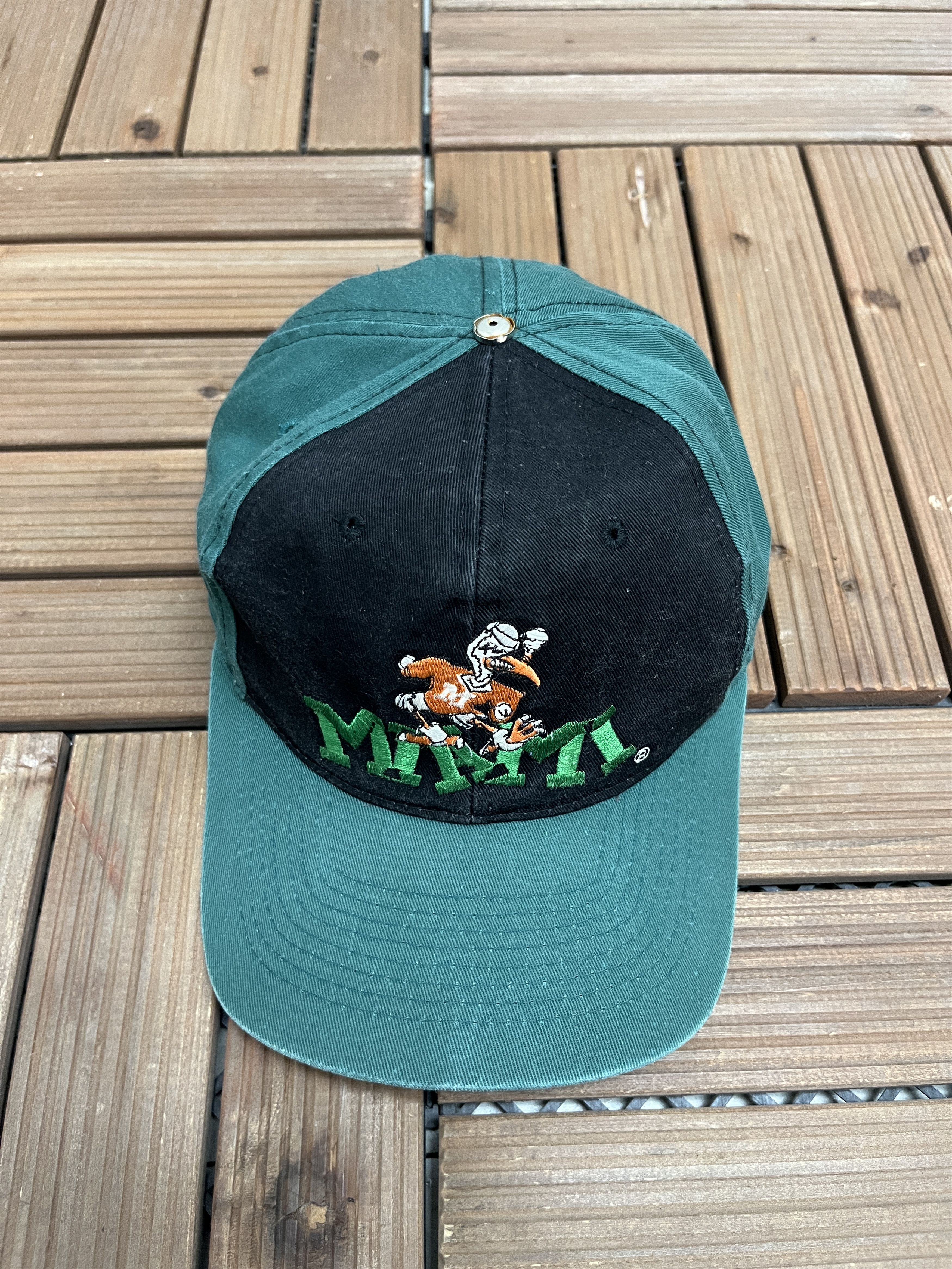 Vintage Miami Hurricanes Vintage Snap Back Hat Cap Size ONE SIZE - 2 Thumbnail