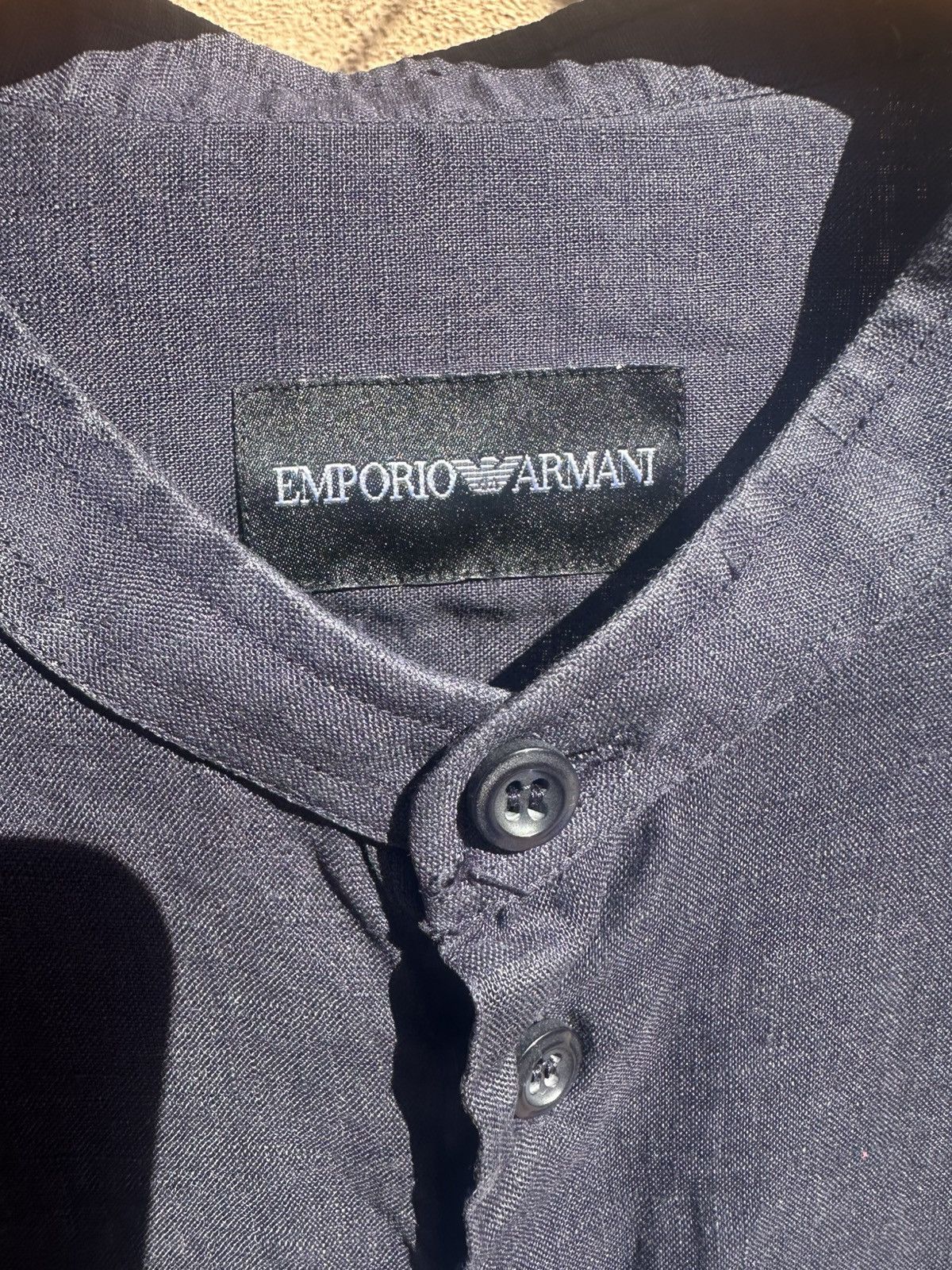 Emporio Armani Emporio Armani Button Up Dress Shirt Size US M / EU 48-50 / 2 - 3 Thumbnail