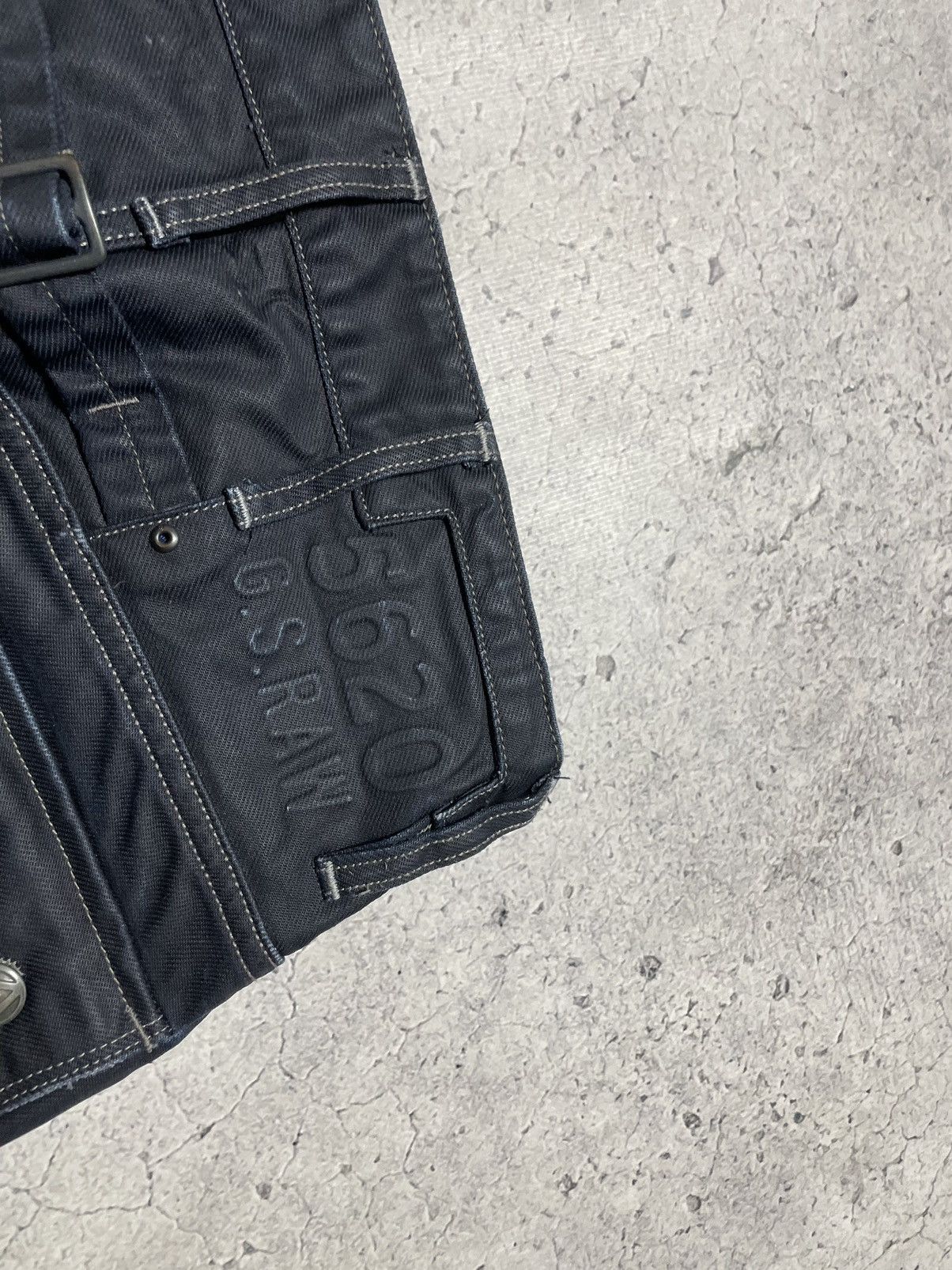 G-Star × Japanese Brand Vintage Workwear Pants Denim G Star Raw 96 Big Logo 28x30 Size US 30 / EU 46 - 10 Thumbnail