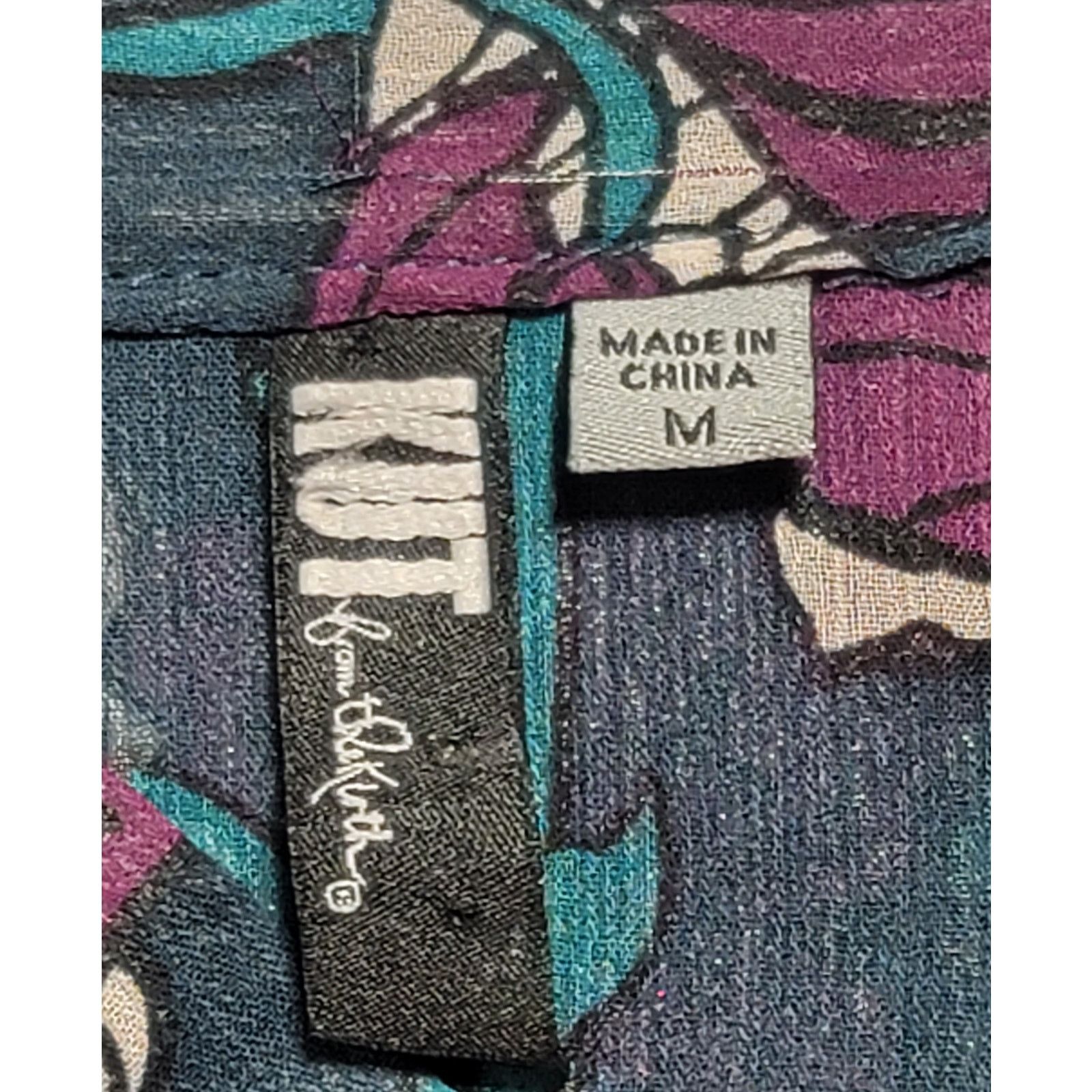 Other KUT From The Kloth Stitch Fix Teal Sheer Floral Top Medium Size M / US 6-8 / IT 42-44 - 4 Thumbnail