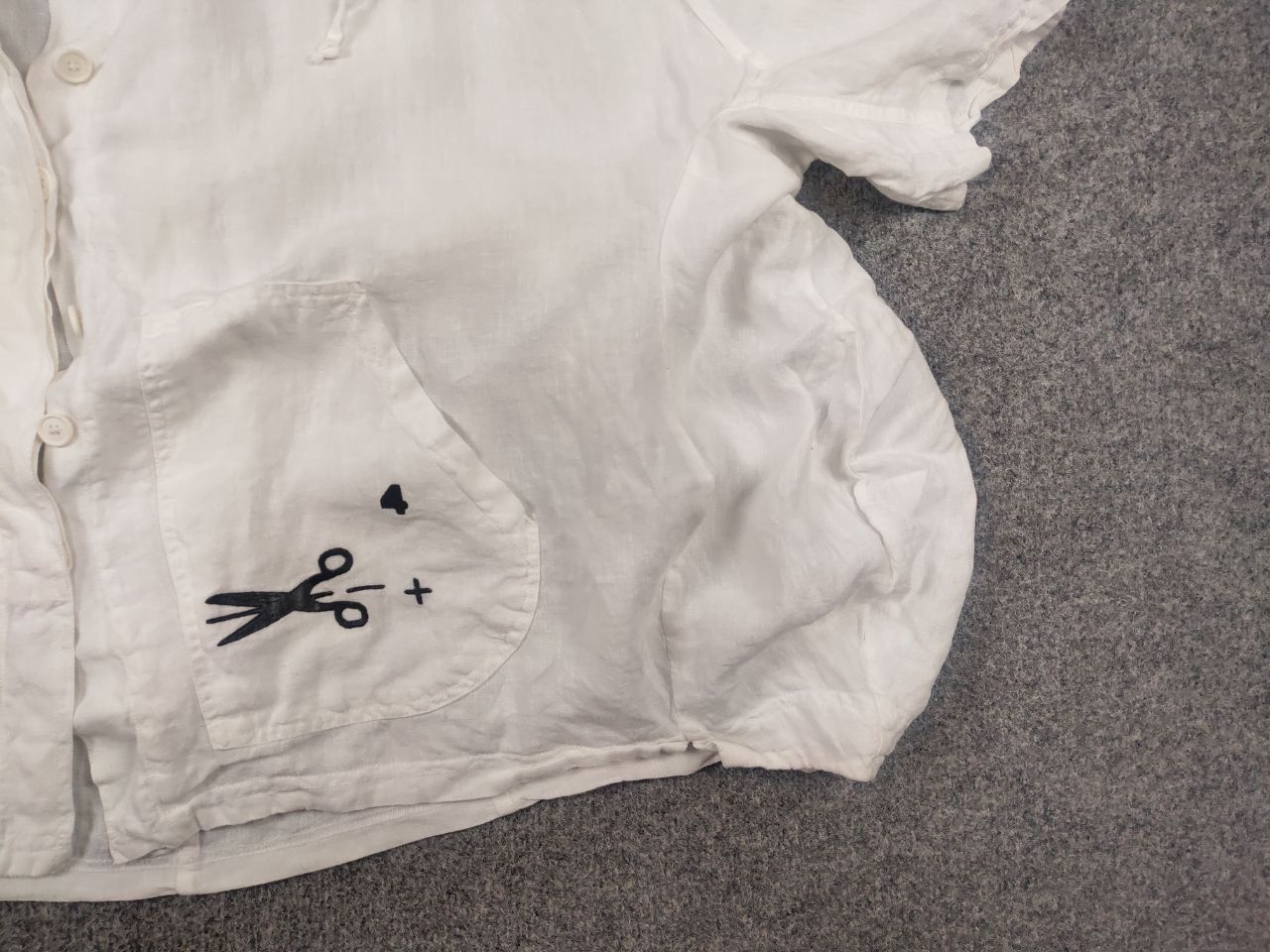 Rundholz Rundholz Asymmetric Button White linen Oversized Jacket Size M / US 6-8 / IT 42-44 - 11 Thumbnail