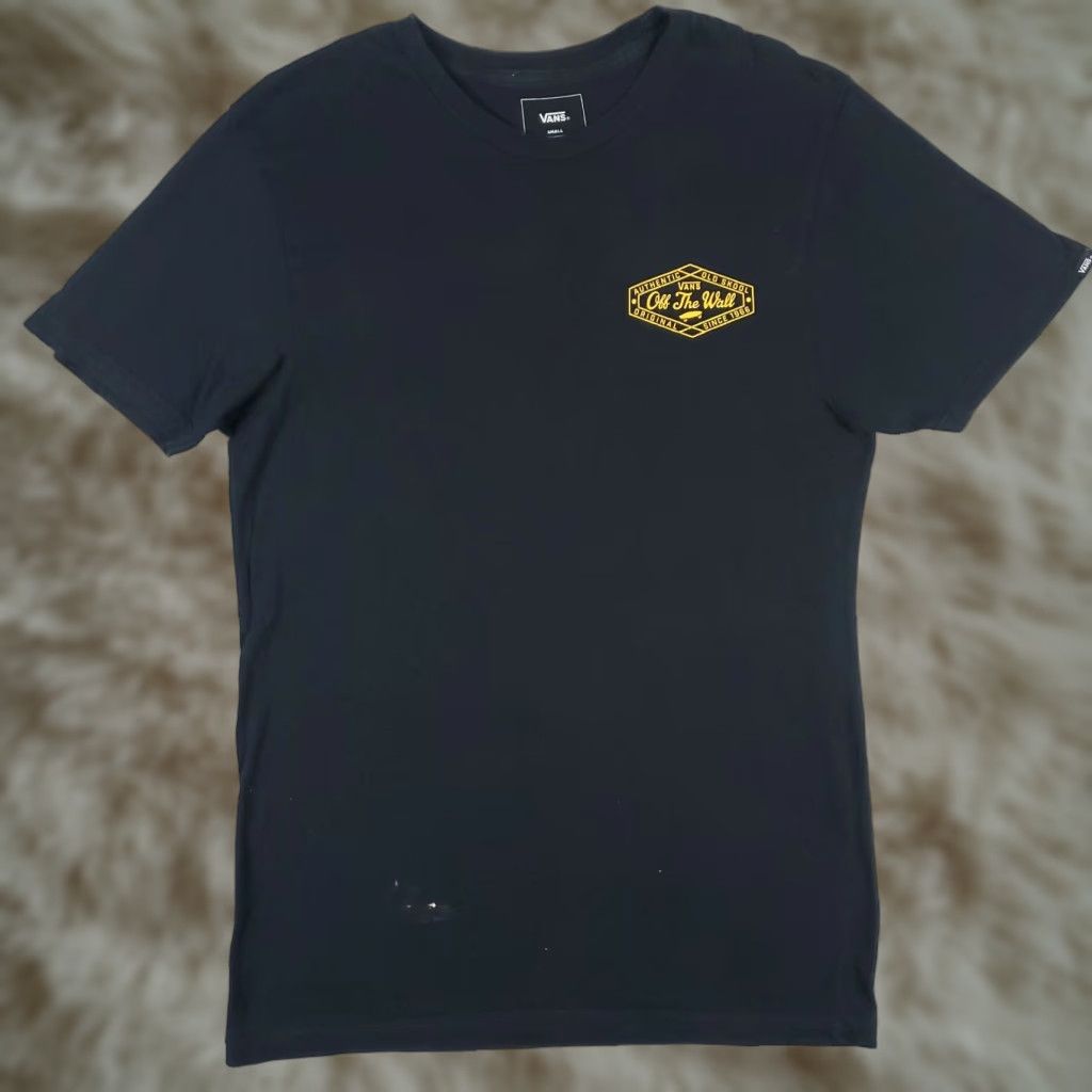 Vans VINTAGE Vans Off The Wall T-Shirt Adult Small Black Logo Short Sleeve Mens Size US S / EU 44-46 / 1 - 1 Thumbnail