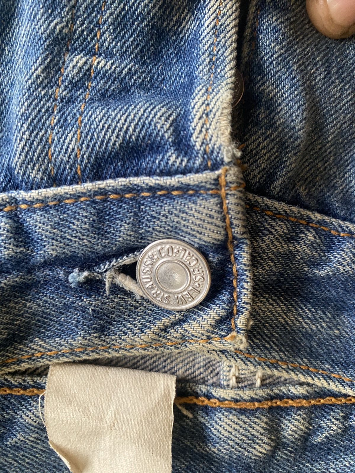 Levi's Vintage Clothing × Vintage Vintage 90’s levis 501 denim Size US 33 - 19 Thumbnail