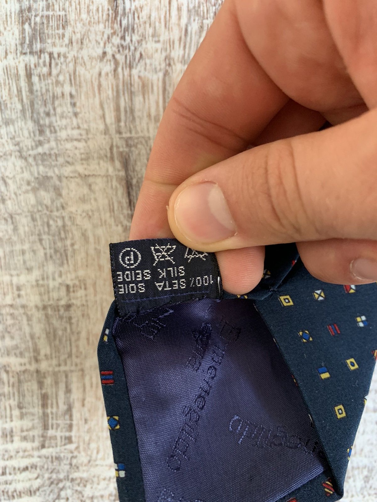 Ermenegildo Zegna × Vintage Vintage Ermenegildo Zegna silk tie Size ONE SIZE - 5 Thumbnail