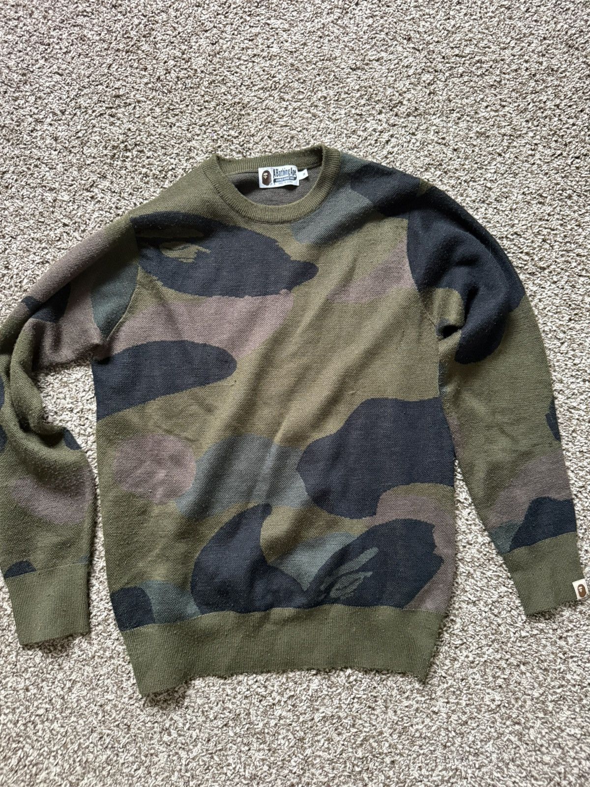 Bape Bape Camo Crewneck sweater Size US M / EU 48-50 / 2 - 1 Thumbnail