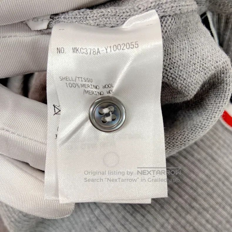 Thom Browne Thom Browne Gray Knit Cardigan Size US M / EU 48-50 / 2 - 8 Thumbnail