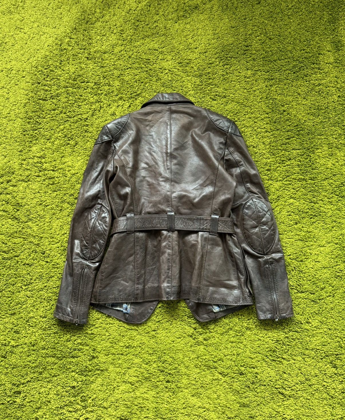 Belstaff × Genuine Leather × Vintage Belstaff 90s vintage racing biker leather jacket Size M / US 6-8 / IT 42-44 - 3 Thumbnail