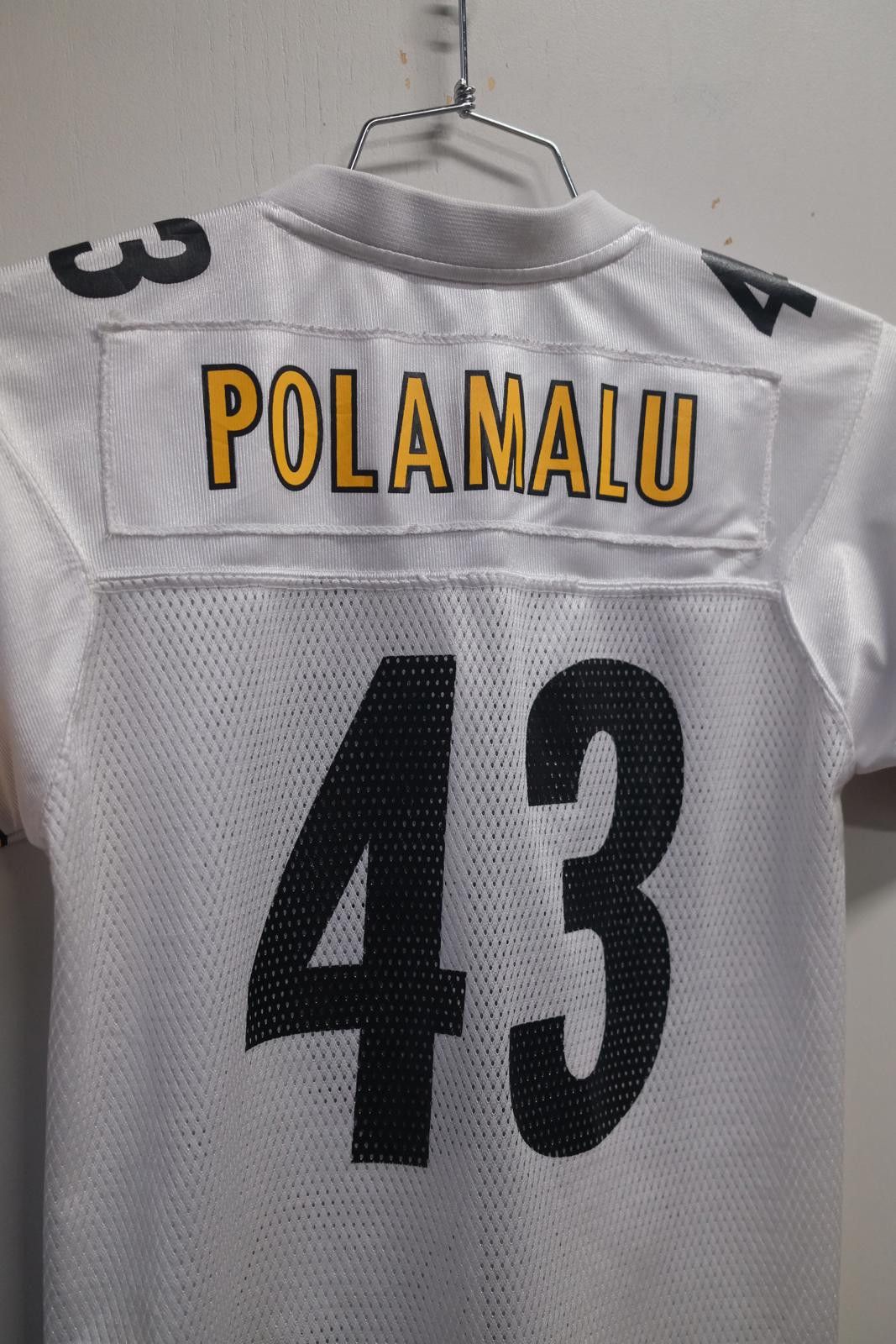 Reebok Reebok Pittsburgh Steelers Polamalu #43 Football Jersey Size ONE SIZE - 3 Thumbnail