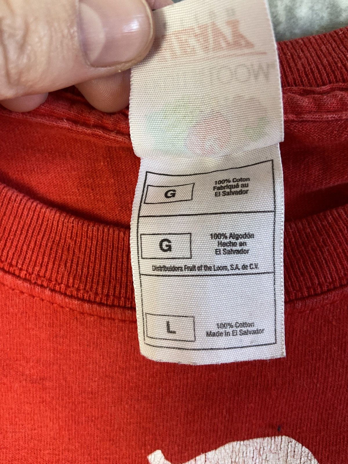 Fruit Of The Loom Vintage T-Shirt Fruit of the Loom korn 2009 big logo Size US L / EU 52-54 / 3 - 5 Thumbnail