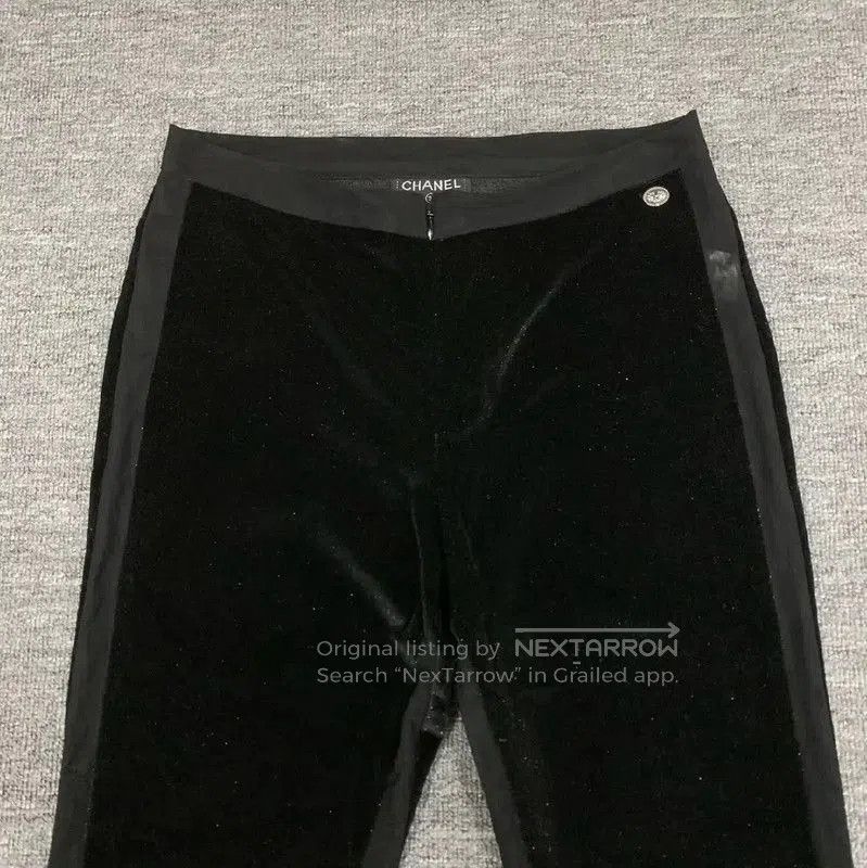 Chanel Chanel S Size Black Cotton Casual Pants . Size 23" - 4 Thumbnail