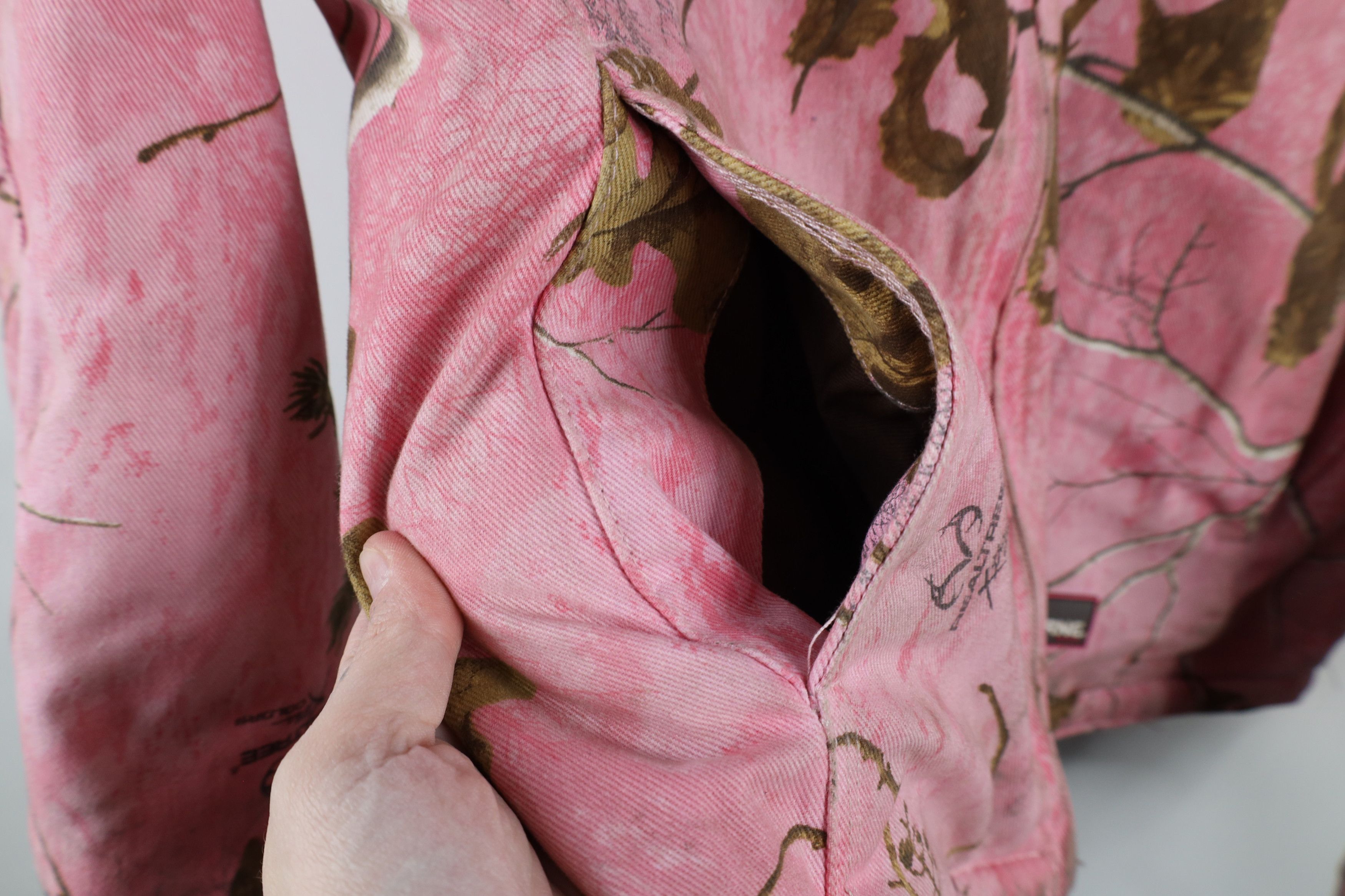 Vintage Vintage Streetwear Fleece Lined Pink Camouflage Jacket Size S / US 4 / IT 40 - 7 Thumbnail