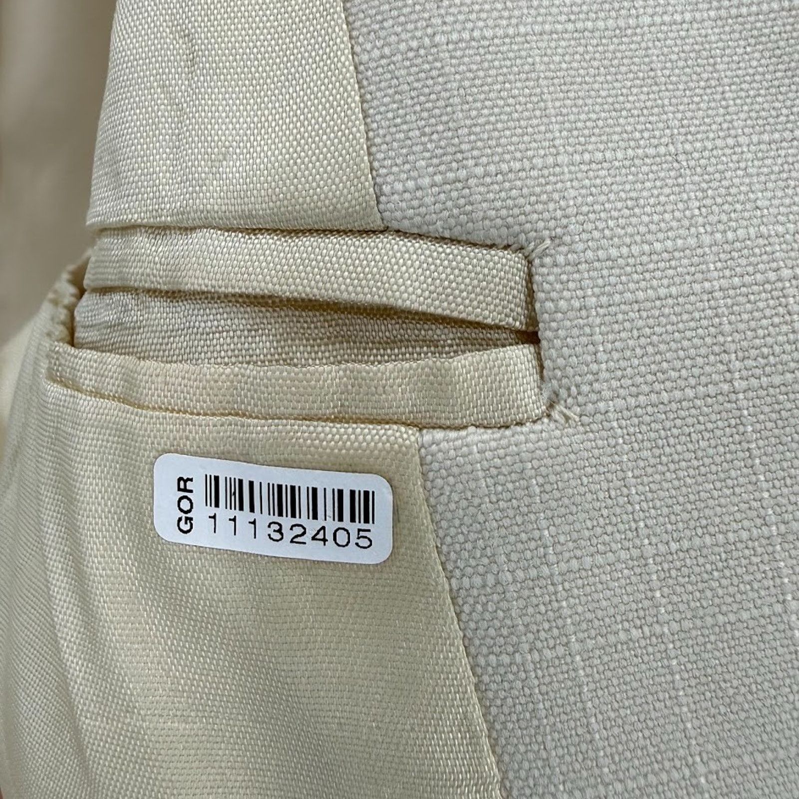 & Other Stories Vintage John L Blair Cream Blazer Mens 44L USA Made Ivory Size 44L - 5 Thumbnail