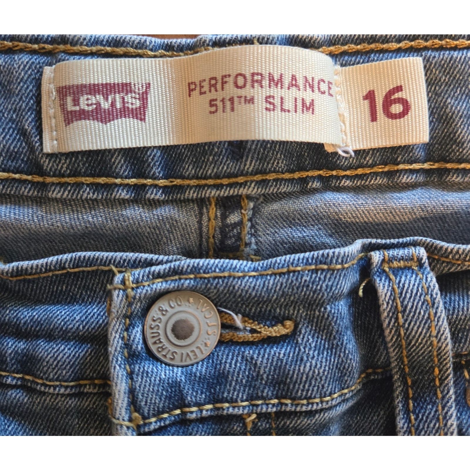 Levi's Levi's 511 Slim Performance Jeans, Juniors Size 28x30 16REG Size 38" / US 16 / IT 52 - 4 Thumbnail