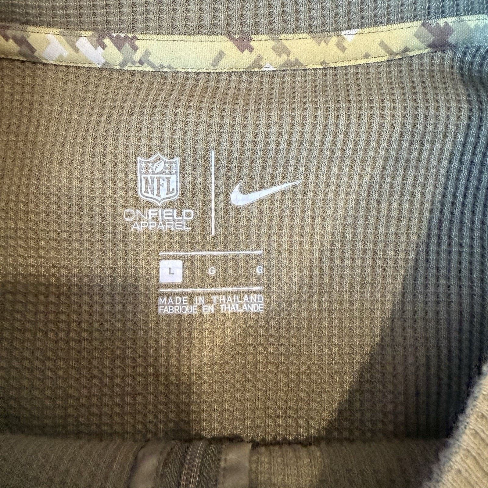 Nike Los Angeles Rams Salute To Service Waffle Knit Shirt Large Size US L / EU 52-54 / 3 - 8 Thumbnail