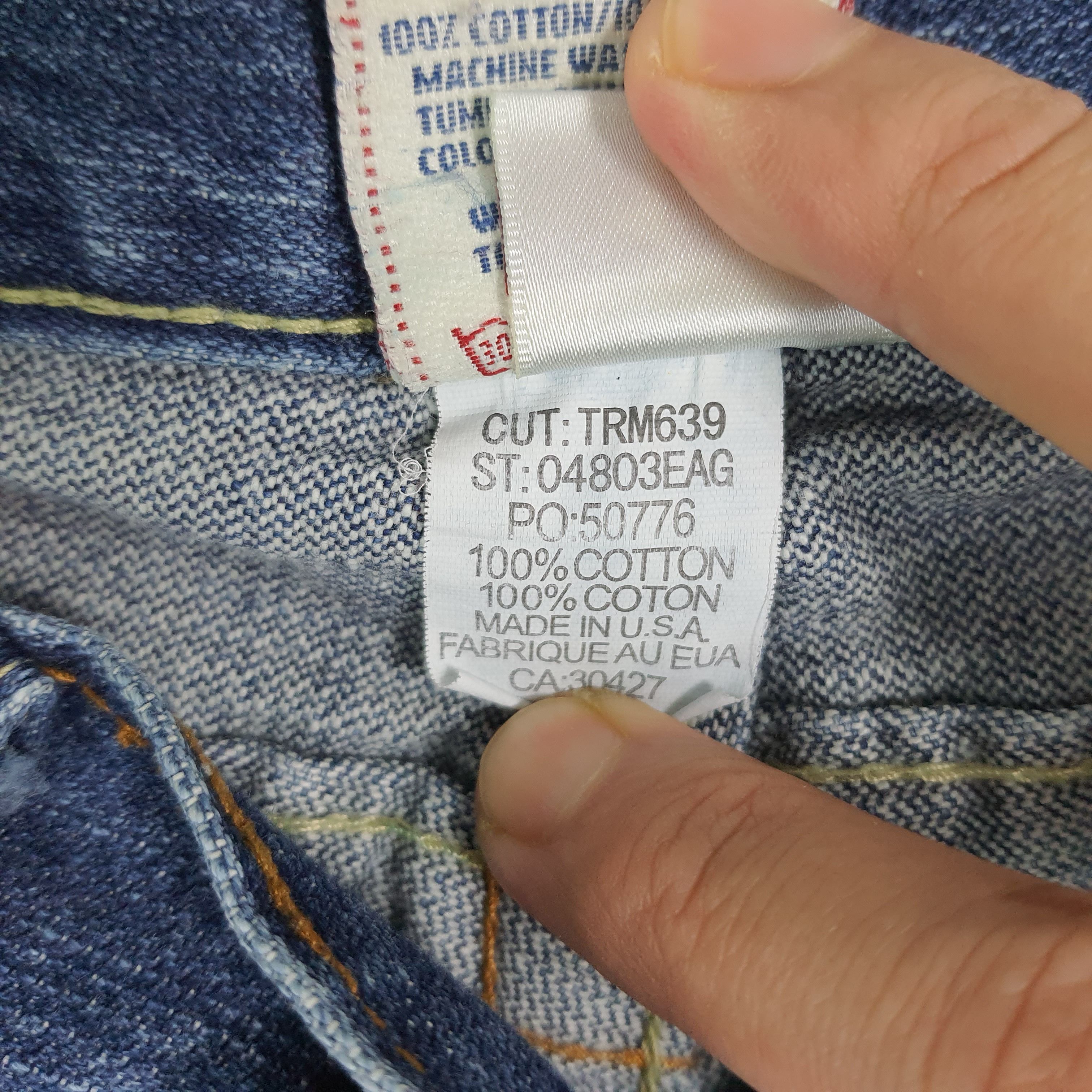 True Religion Rare True Religion Joey World Tour Embroidery Jeans C297N15 Size US 33 - 10 Thumbnail