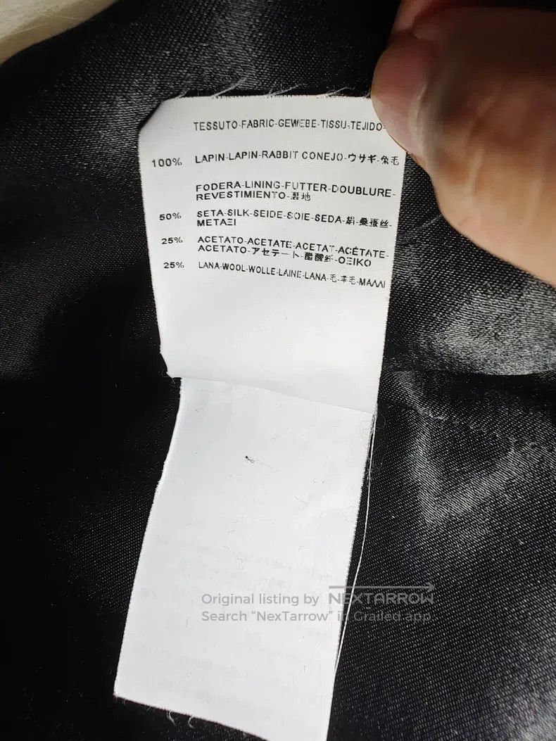 Saint Laurent Paris Saint Laurent Paris Original Rabbit Fur Size US S / EU 44-46 / 1 - 8 Thumbnail