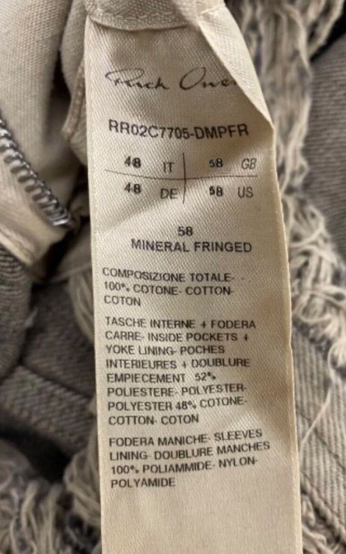 Rick Owens Rick Owens Distressed Denim Shirt Size US M / EU 48-50 / 2 - 3 Thumbnail