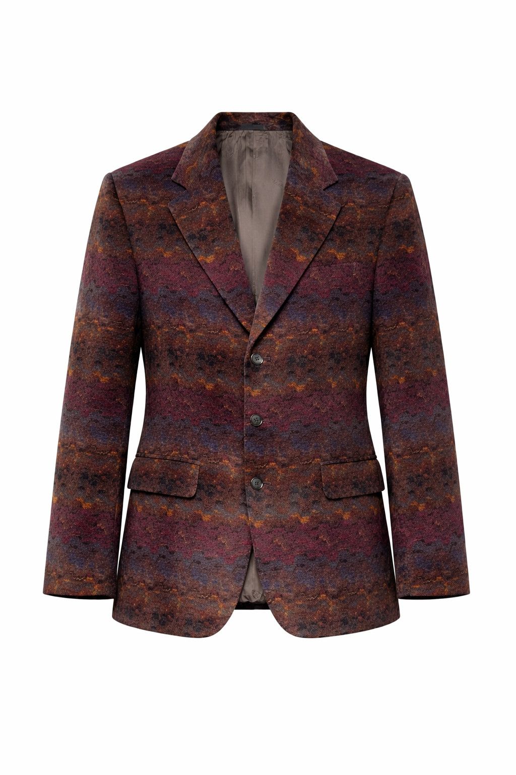 Missoni Vintage Missoni Uomo Printed Blazer Coat Size US M / EU 48-50 / 2 - 14 Thumbnail