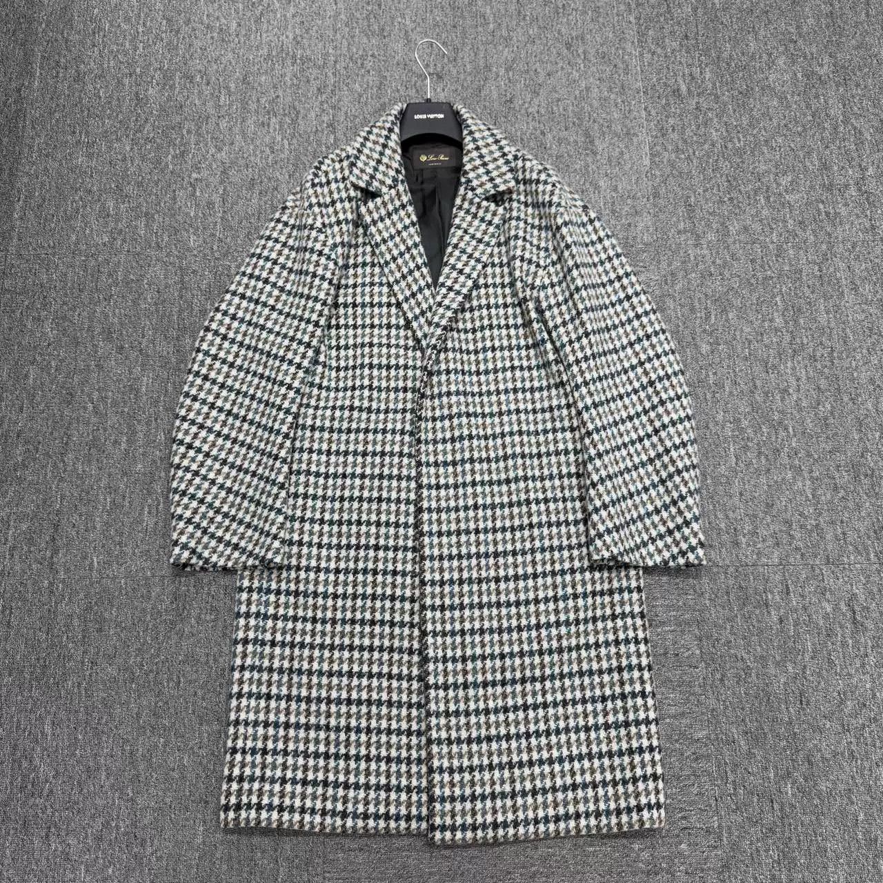Loro Piana Loro Piana Houndstooth Wool Coat Size US M / EU 48-50 / 2 - 1 Thumbnail