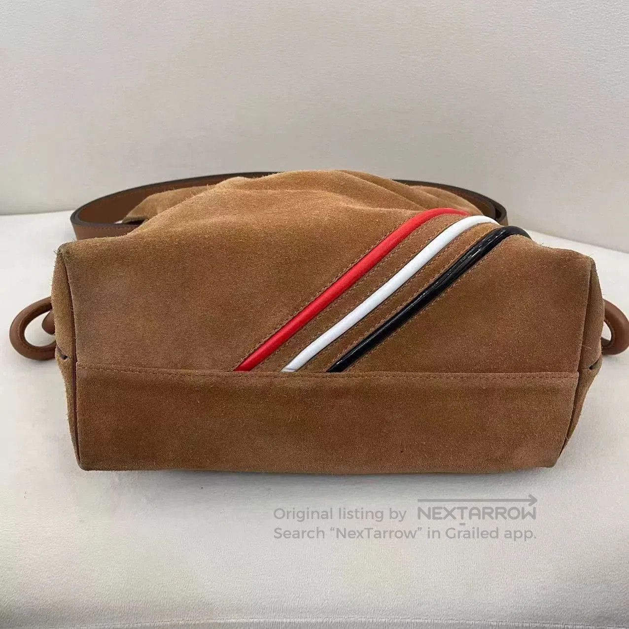Loewe Loewe Vintage Brown Suede Crossbody Bag. Size ONE SIZE - 7 Thumbnail