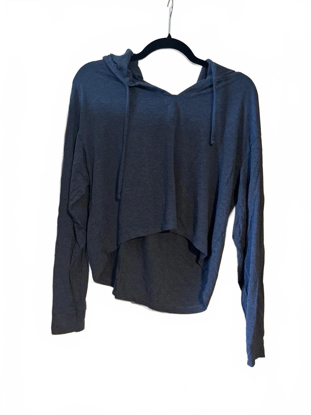 Sebastein Meunier Cozy Casual Dark Navy Cropped Hoodie- MeUndies Size ONE SIZE - 1 Thumbnail