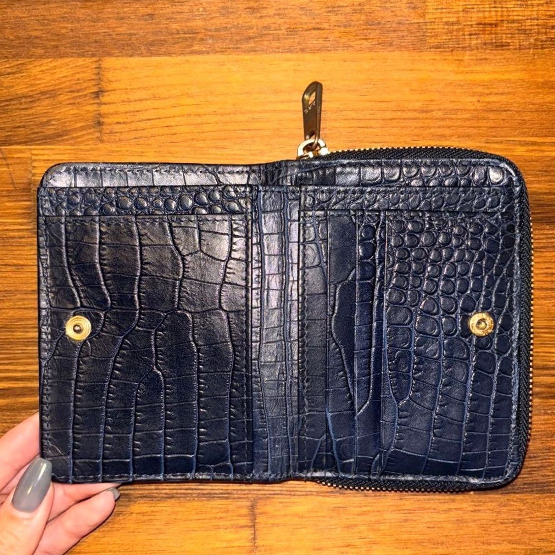 A.P.C. A.P.C. Men Navy Bifold Wallet Limited Edition Style Refined Minimalism Timeless Size ONE SIZE - 4 Thumbnail