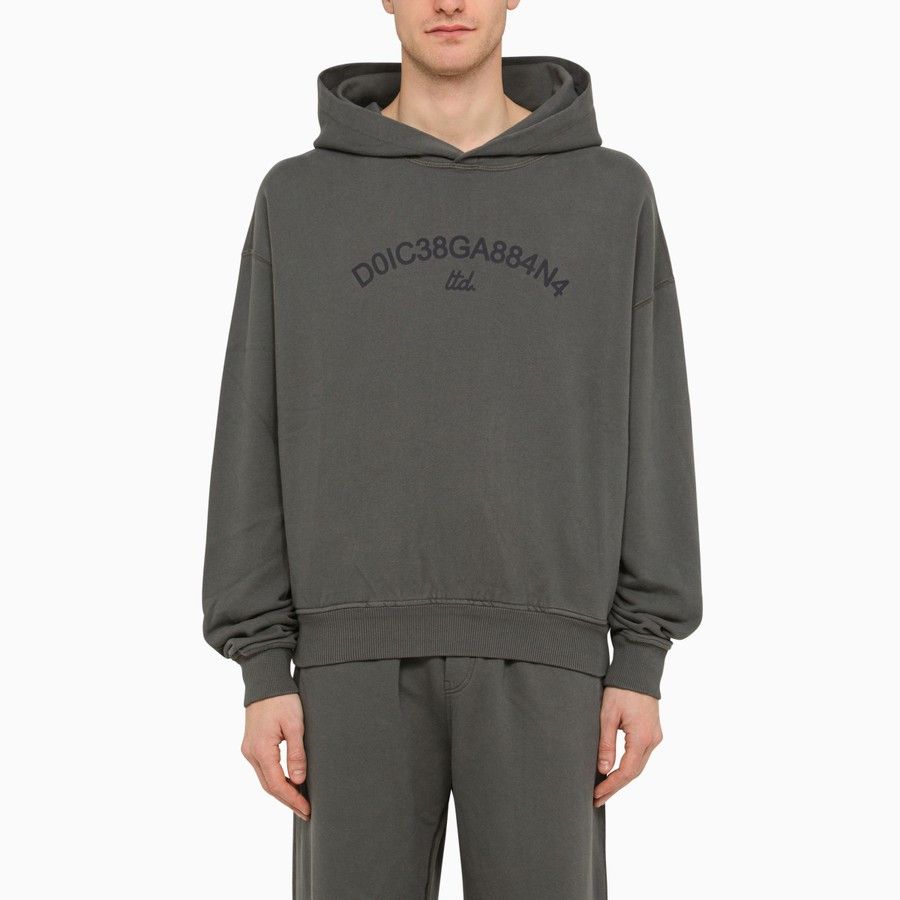 image of Dolce Gabbana O1D2Blof0324 Sweatshirt Hoodies In Grey, Men's (Size Small)