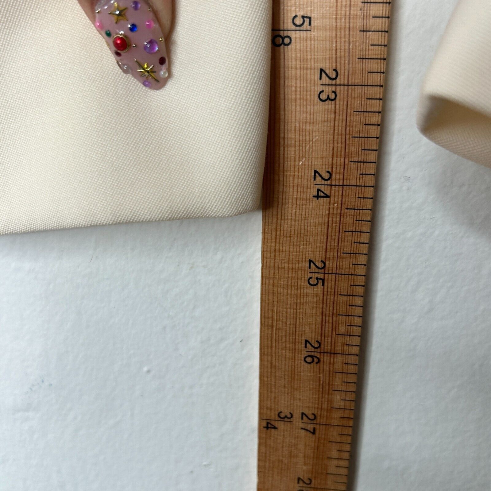 Stella McCartney Stella McCartney Cream White Lapel 1-Button Blazer 42 / 12 Size XL / US 12-14 / IT 48-50 - 12 Thumbnail