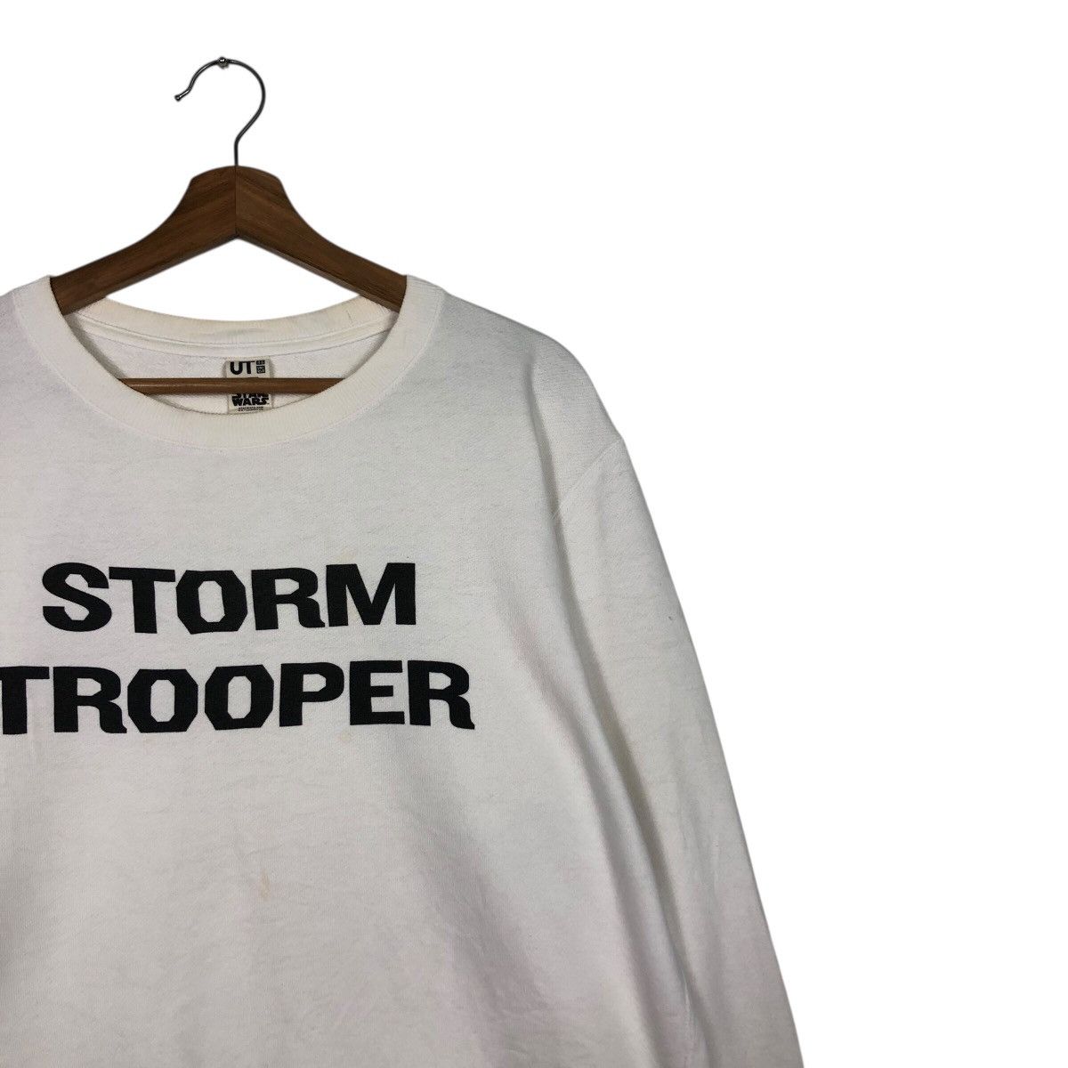 Japanese Brand 📌Vintage Sweatshirt Movie Star Wars Storm Trooper Big Logo Size US M / EU 48-50 / 2 - 7 Thumbnail