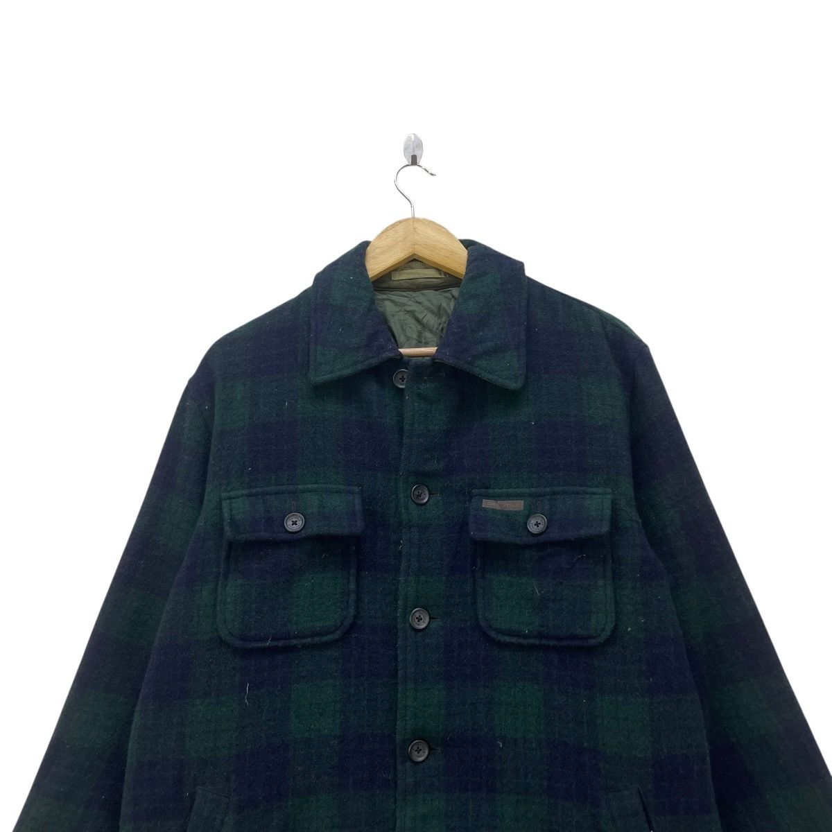 🔥Vintage Crocodile Plaid Tartan Jacket