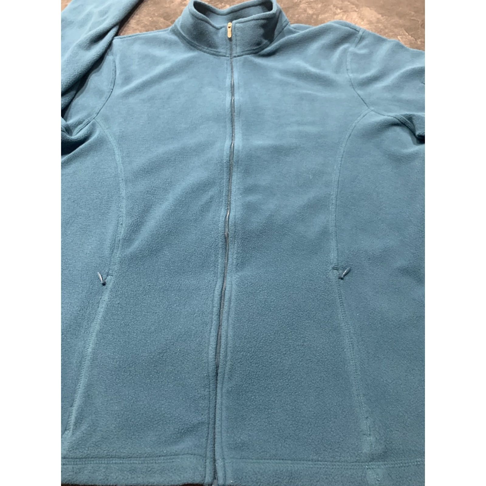 Vintage L.L. Bean Fleece Jacket Men XL Regular Aqua Blue Casual Zip Pockets Fall Winter Size US XL / EU 56 / 4 - 3 Thumbnail