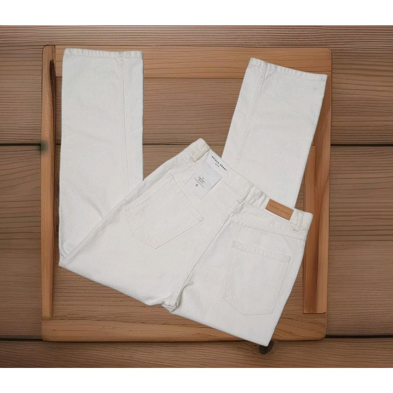 Apiece Apart Women's Apiece Apart Denim High Waist Bootcut Cotton Jean 6 Size 28" / US 6 / IT 42 - 2 Thumbnail