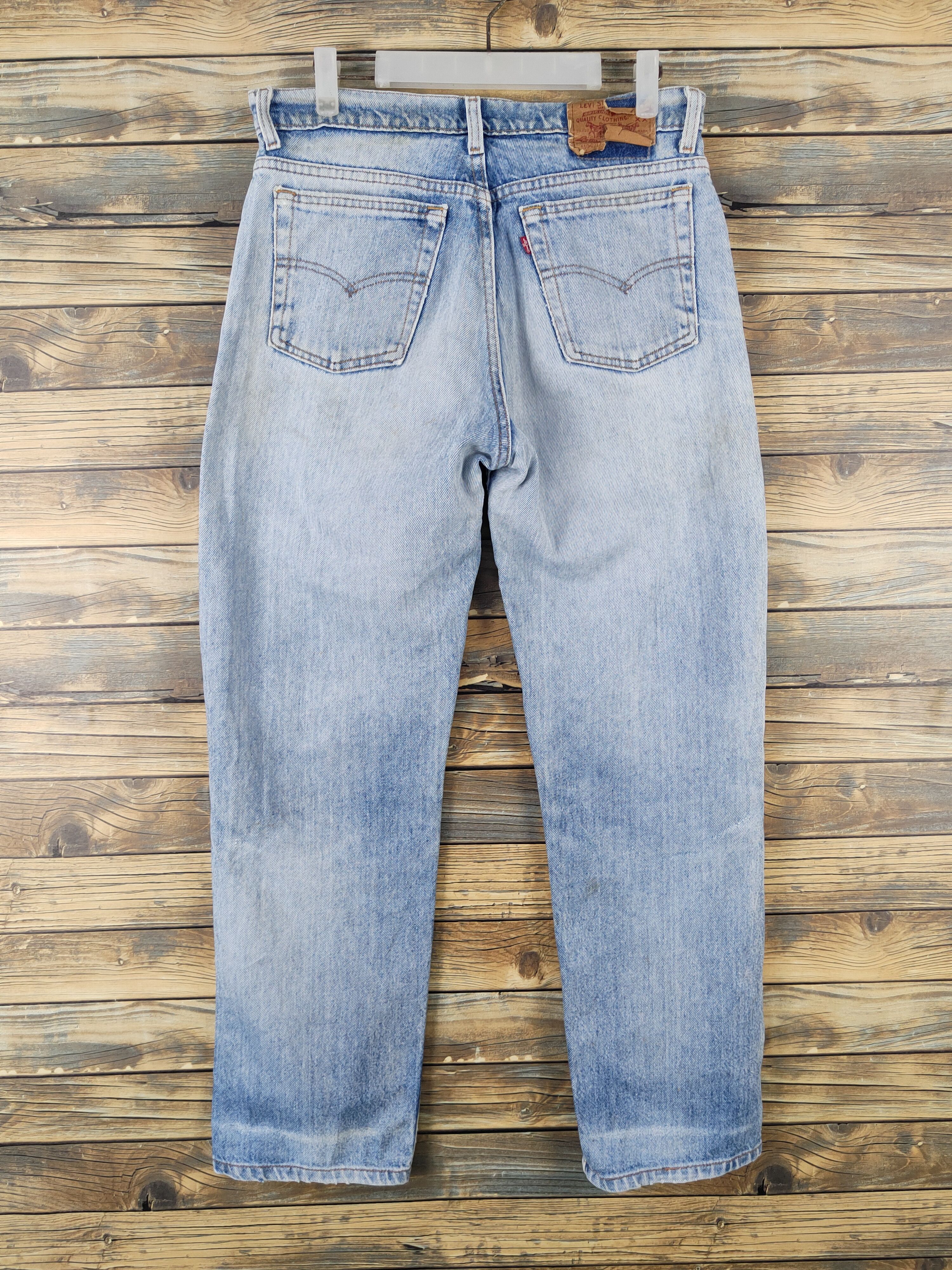 Levi's 510 Levi's Blue Distressed Ripped denim Jeans #W2078 Size US 33 - 7 Thumbnail
