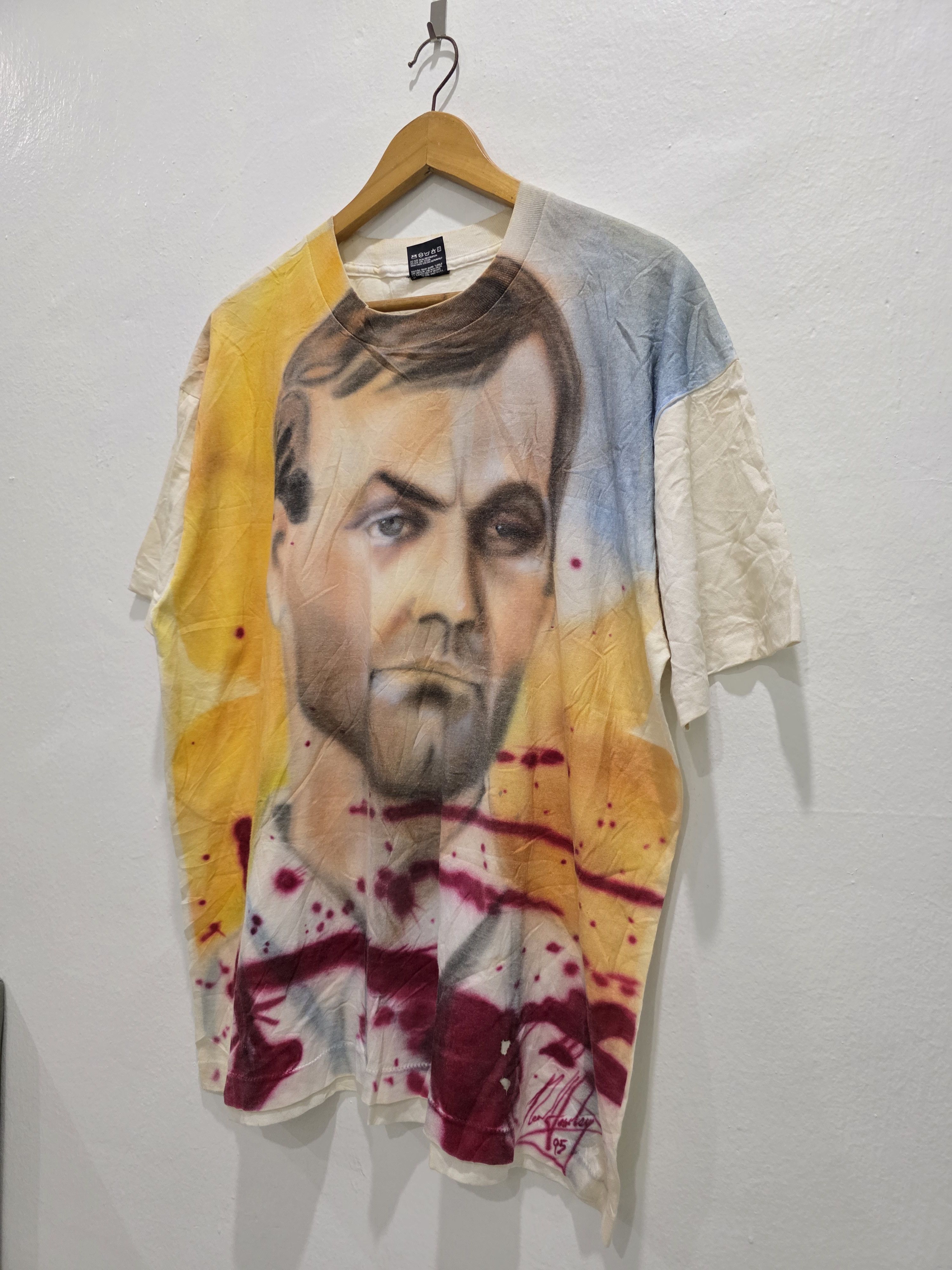 Vintage Rare!! Vintage 90s Jeffrey Dahmer Serial Killer Tshirt Size US XL / EU 56 / 4 - 2 Thumbnail