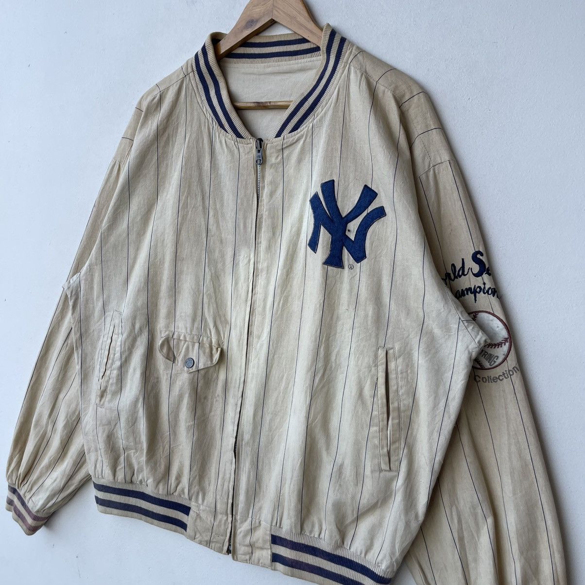 New York Yankees 90s Mirage Cooperstown Collection NY Yankees Reversible Size US M / EU 48-50 / 2 - 8 Thumbnail
