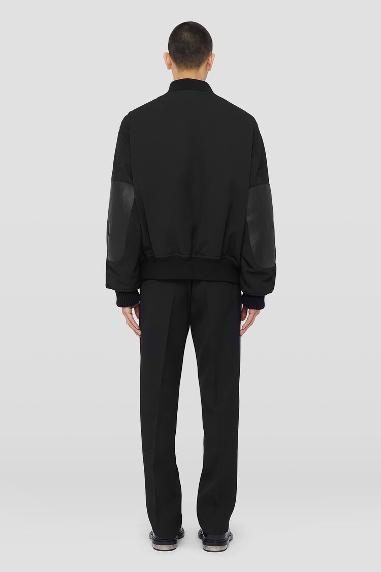 Jil Sander o1mt1gz0625 Bomber Jacket in Black Size US M / EU 48-50 / 2 - 4 Thumbnail