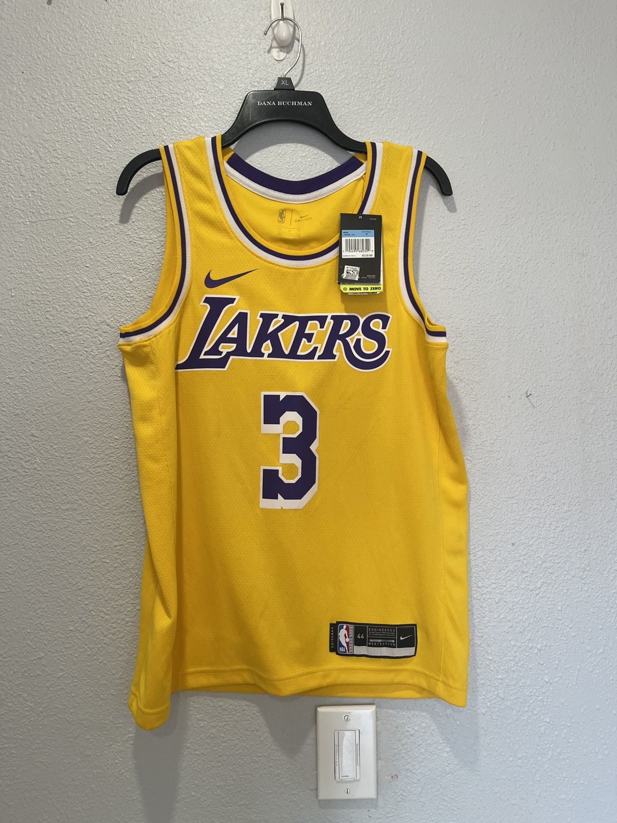 Nike Anthony Davis Men's 44 M Nike Swingman LA Lakers NBA jersey Size US M / EU 48-50 / 2 - 1 Thumbnail