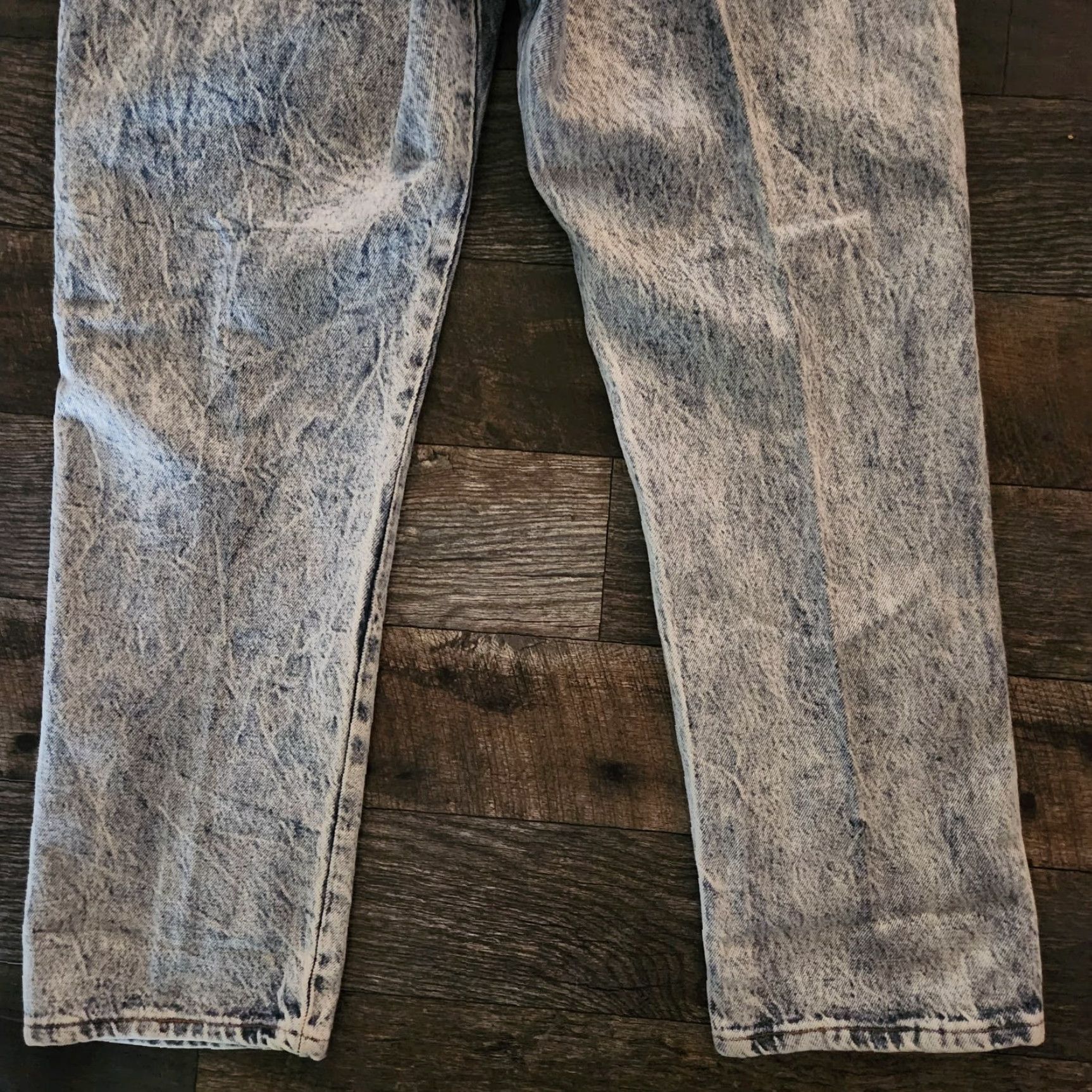 Wrangler VINTAGE Wrangler Jeans Acid Lava Wash 40x30 Made USA 90s NWT Denim Tailored Mens Boys? Size US 40 / EU 56 - 7 Thumbnail