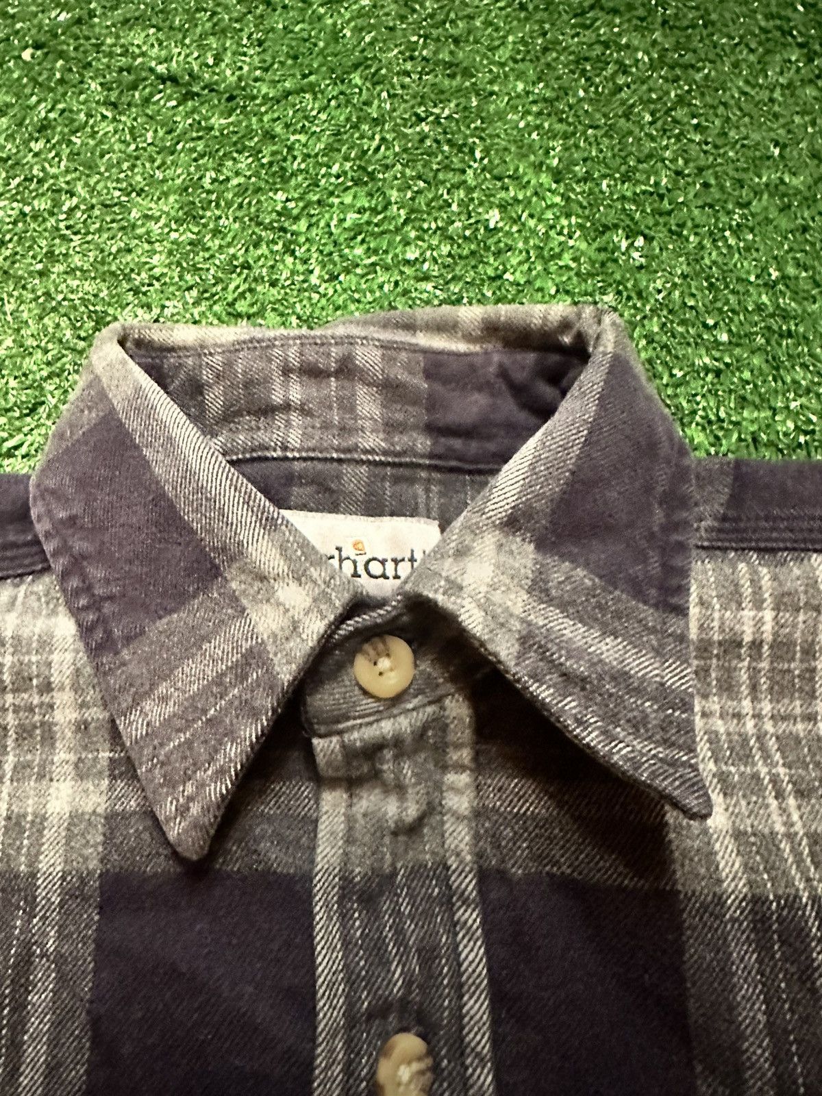 Carhartt Vintage 90s Carhartt Button Up Flannel Shirt Size S Size US S / EU 44-46 / 1 - 4 Thumbnail