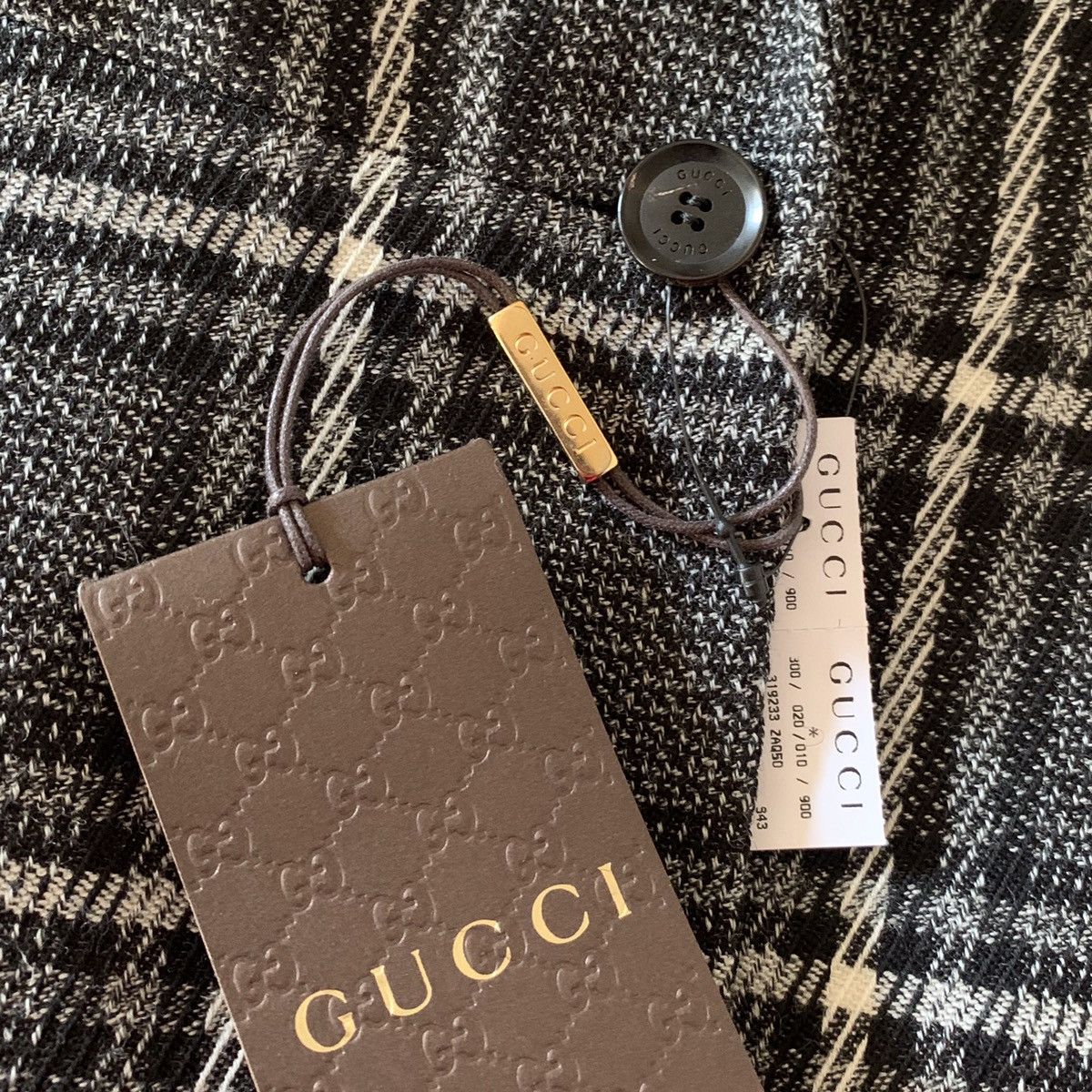 Gucci Gucci plaid wool blazer peplum Size S / US 4 / IT 40 - 2 Thumbnail