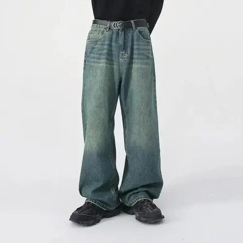 Jean Kitajima x Eno Retro washed damaged baggy jeans y2k hip hop Size US 34 / EU 50 - 8 Thumbnail