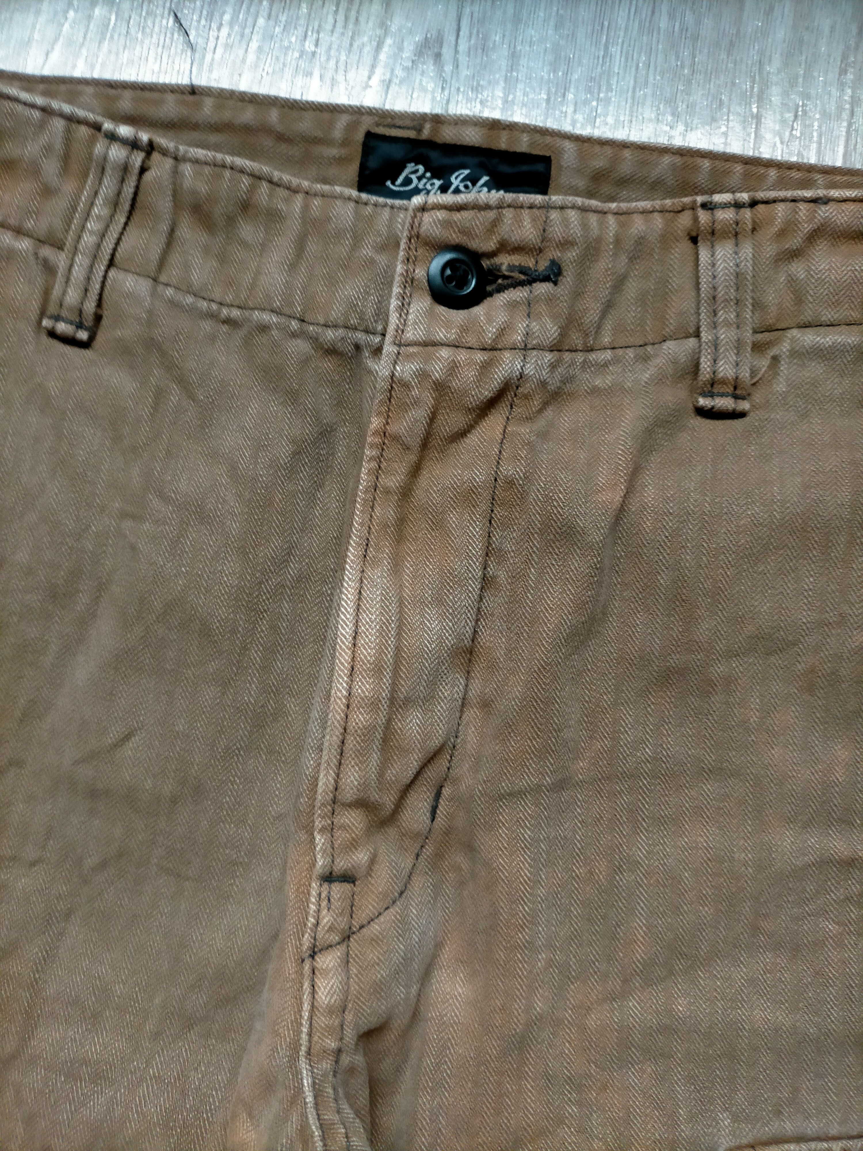 Big John × Vintage Vintage Big John Japan Cargo Denim Pants Size US 34 / EU 50 - 13 Thumbnail