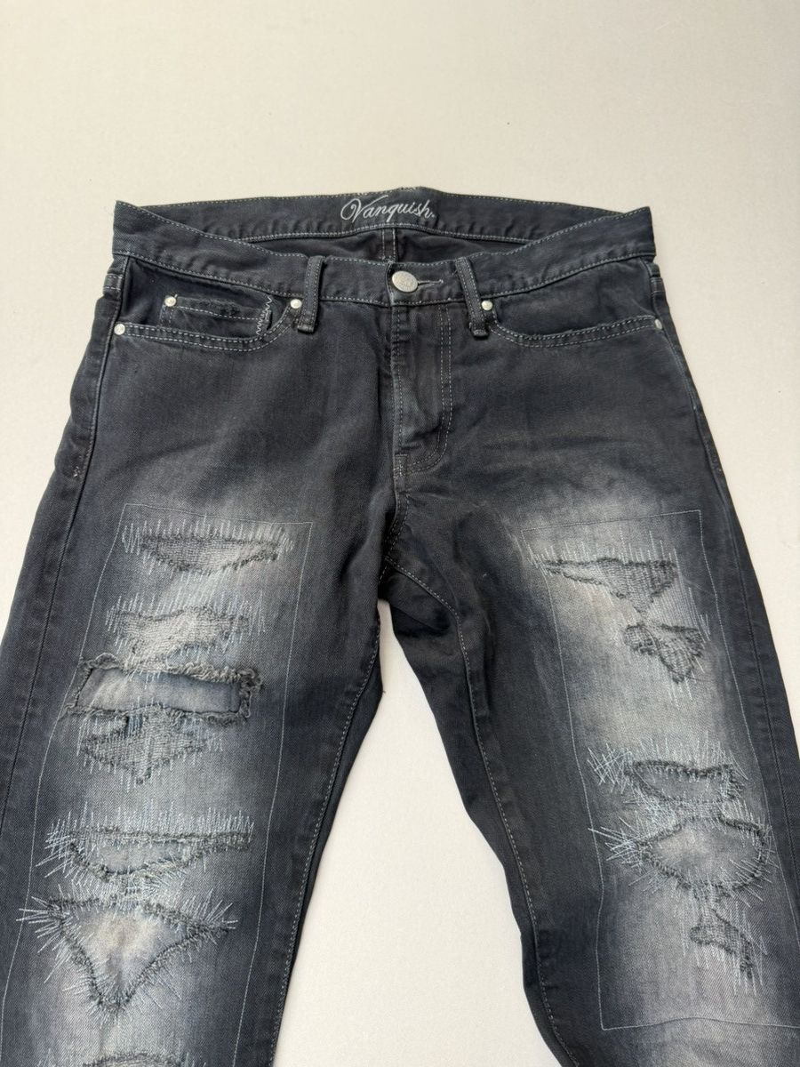 Vanquish lace up flare jeans Size US 32 / EU 48 - 2 Thumbnail