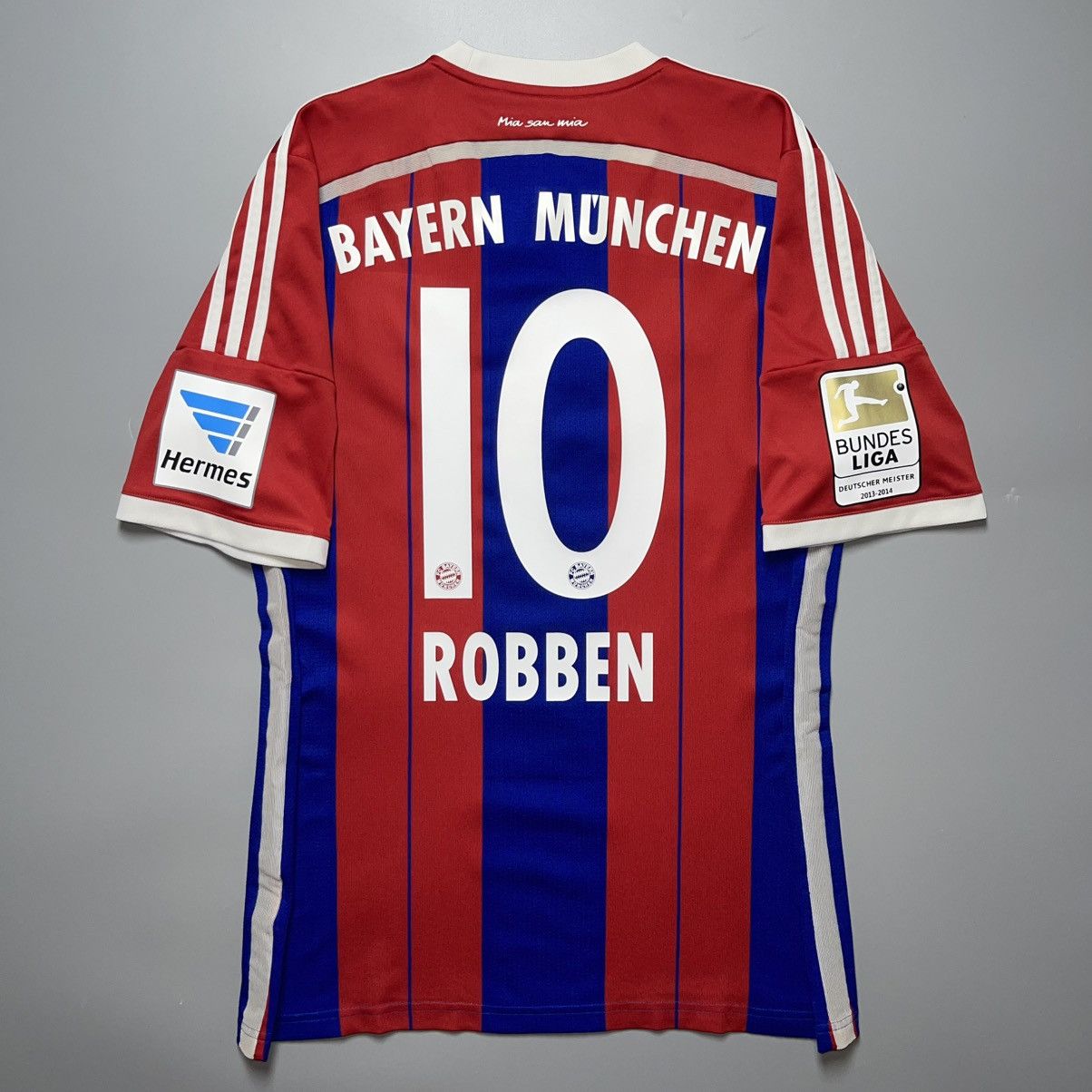 Vintage BAYERN ADIDAS 2014/2015 FOOTBALL HOME JERSEY #10 ROBBEN Size US M / EU 48-50 / 2 - 1 Thumbnail