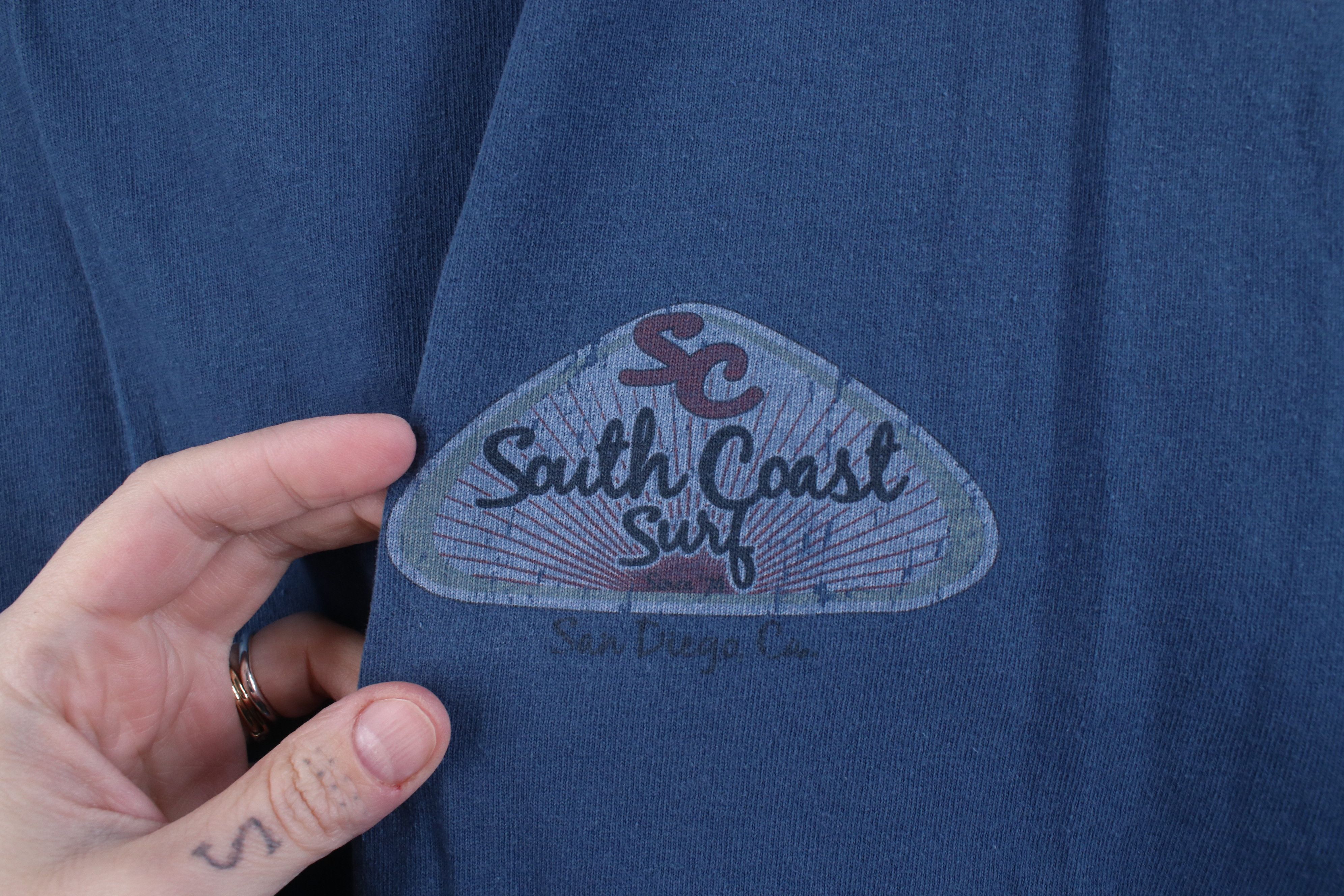 Vintage Vintage 90s Y2K South Coast Surf Surfing San Diego T-Shirt Size US M / EU 48-50 / 2 - 4 Thumbnail