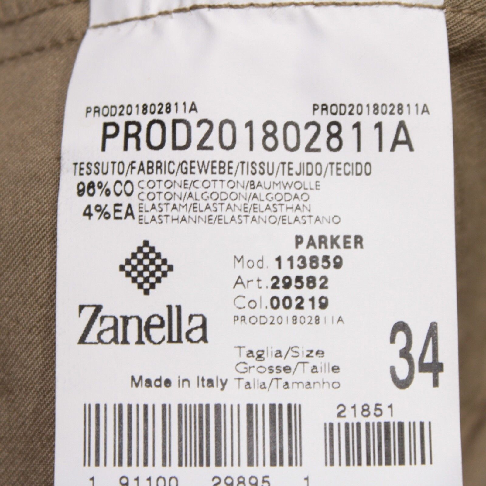 Zanella Zanella New with tags Chino Size 34 US In Brown Size US 34 / EU 50 - 5 Thumbnail