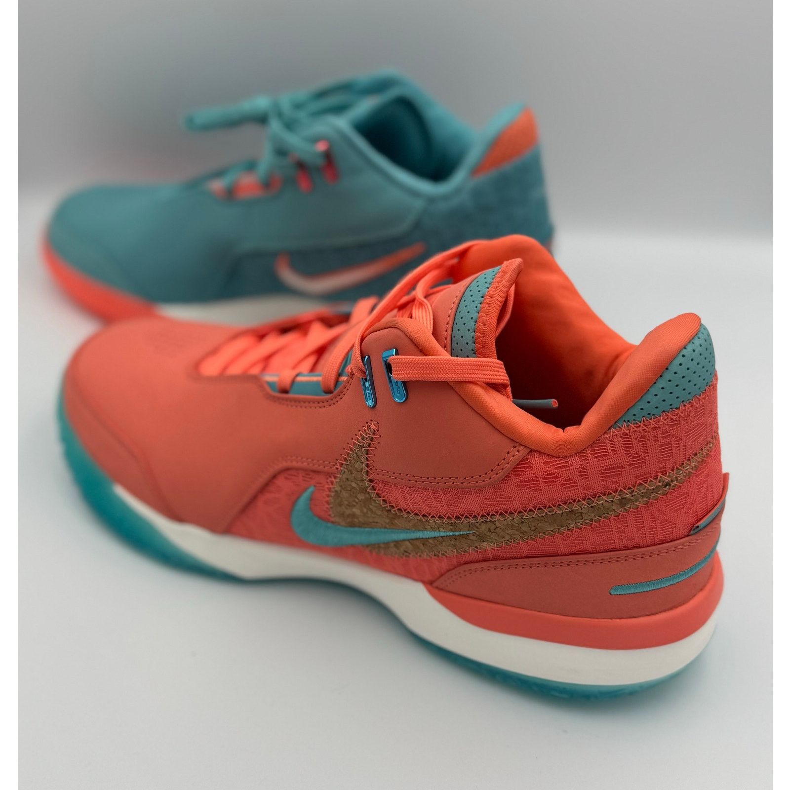 Nike NIKE LEBRON NXXT GEN AMPD “MINERAL BLUE/LIGHT WILD MANGO” Size ONE SIZE - 8 Thumbnail